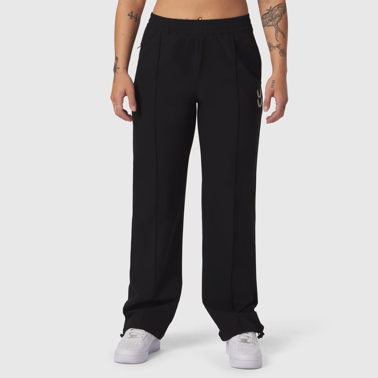 W036. Ripstop Relaxed Track Pant Black | ASRV discount