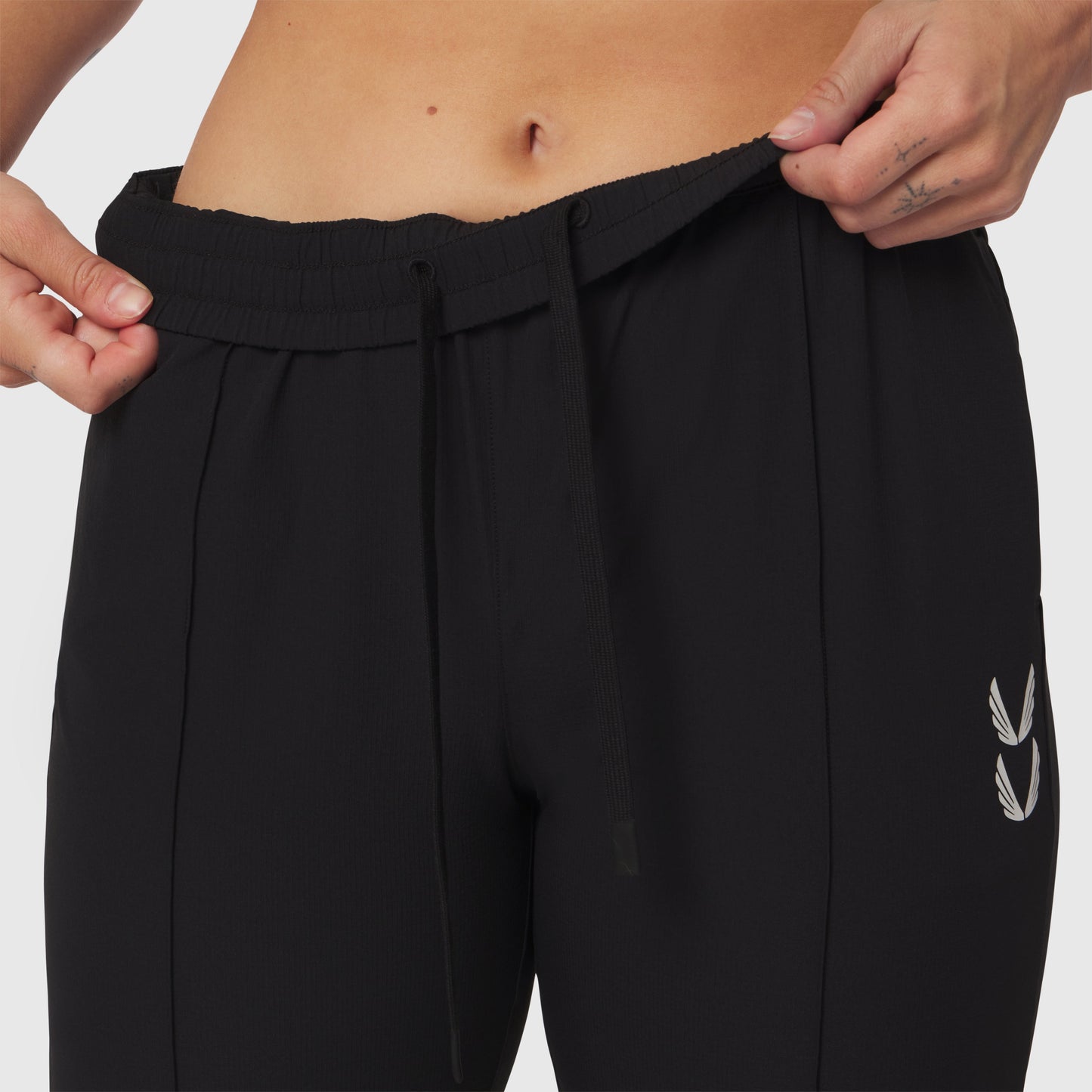 W036. Ripstop Relaxed Track Pant Black | ASRV discount