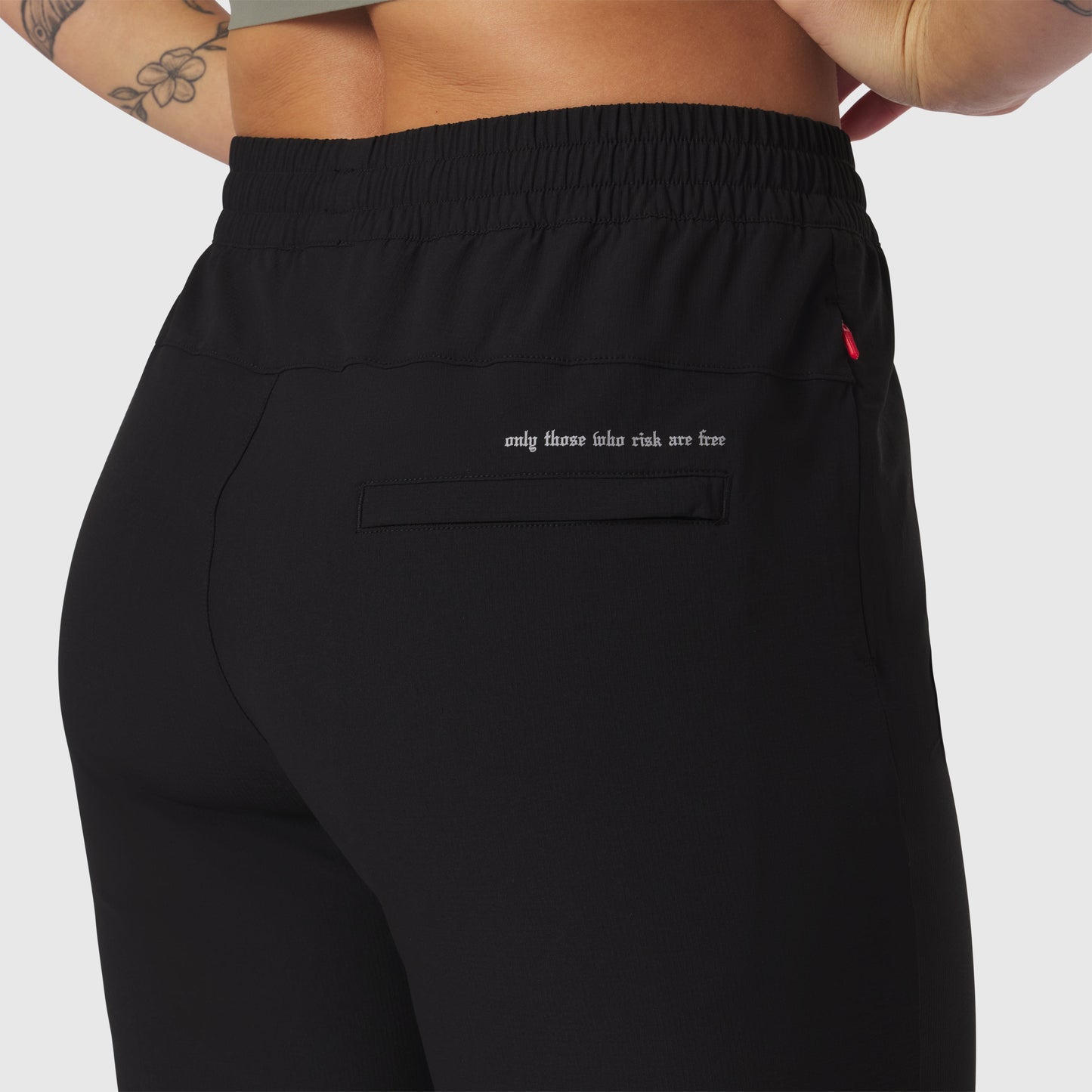 W036. Ripstop Relaxed Track Pant Black | ASRV discount