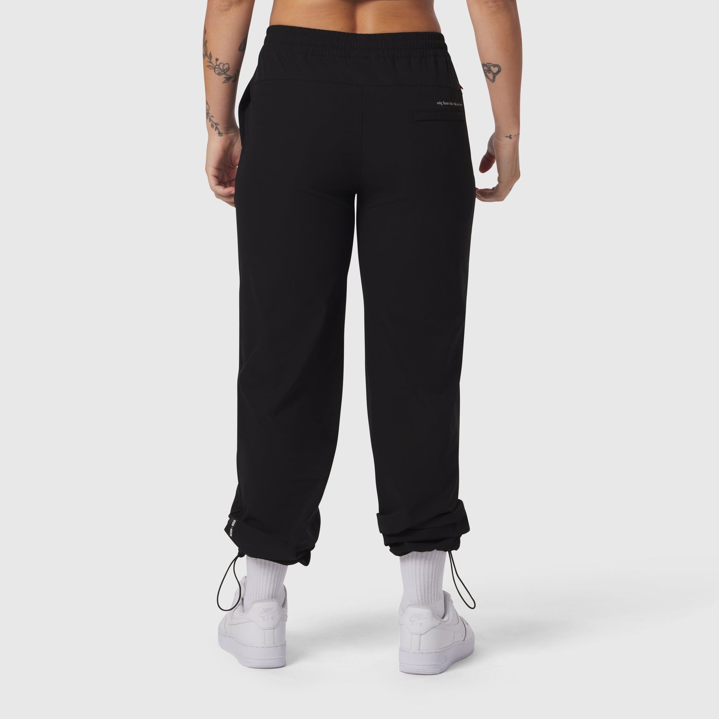 W036. Ripstop Relaxed Track Pant Black | ASRV discount