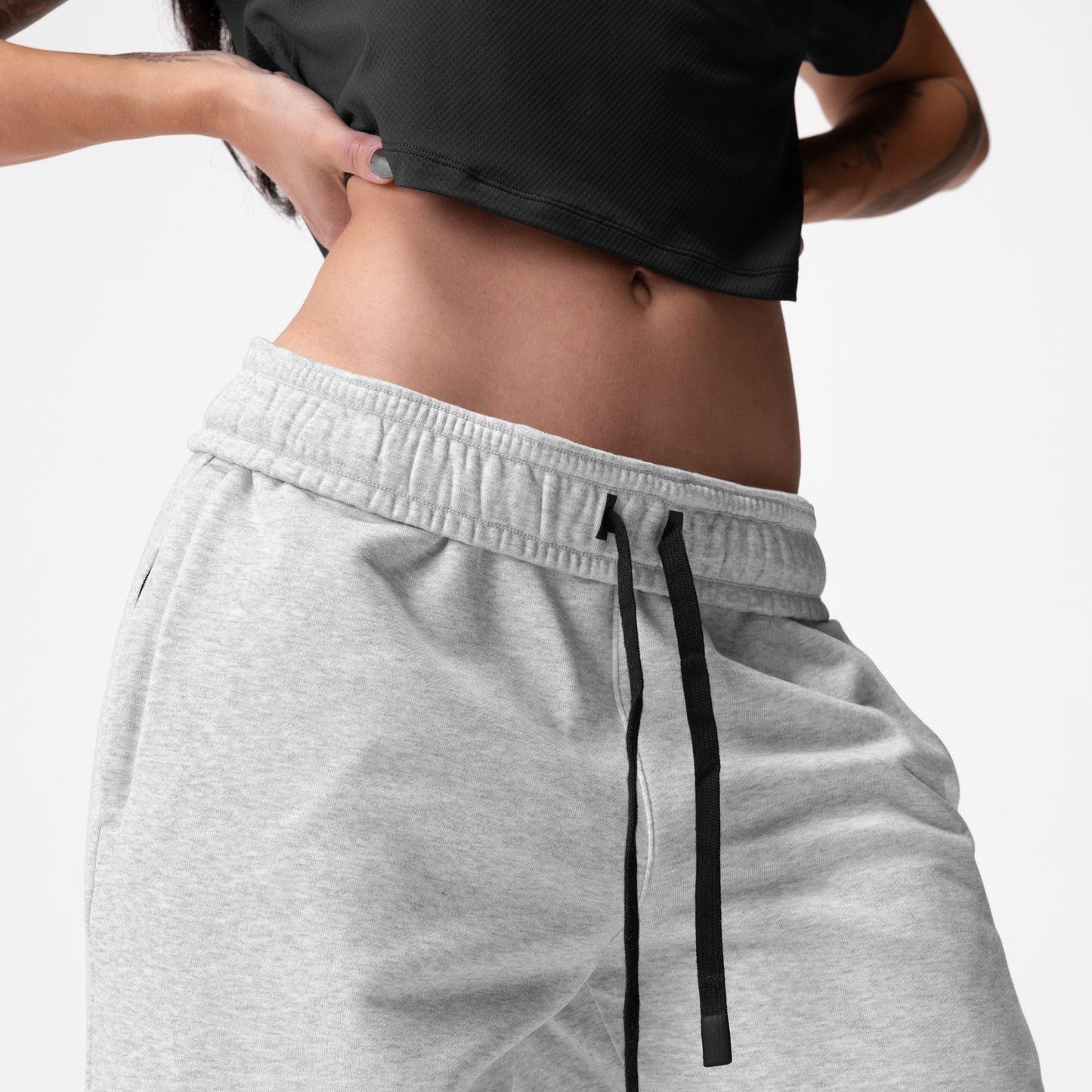 ASRV x Equinox Sorona® French-Terry Oversized Jogger Heather Grey | ASRV Online