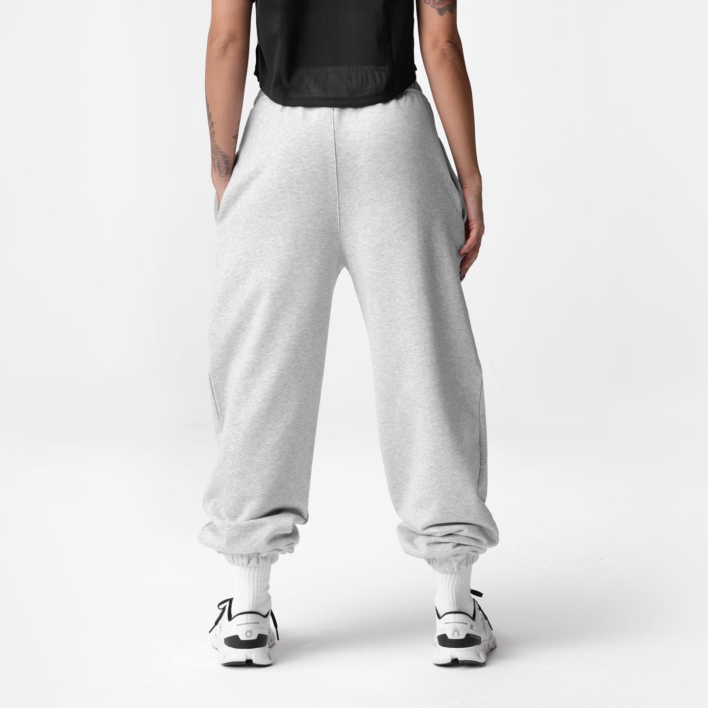 ASRV x Equinox Sorona® French-Terry Oversized Jogger Heather Grey | ASRV Online