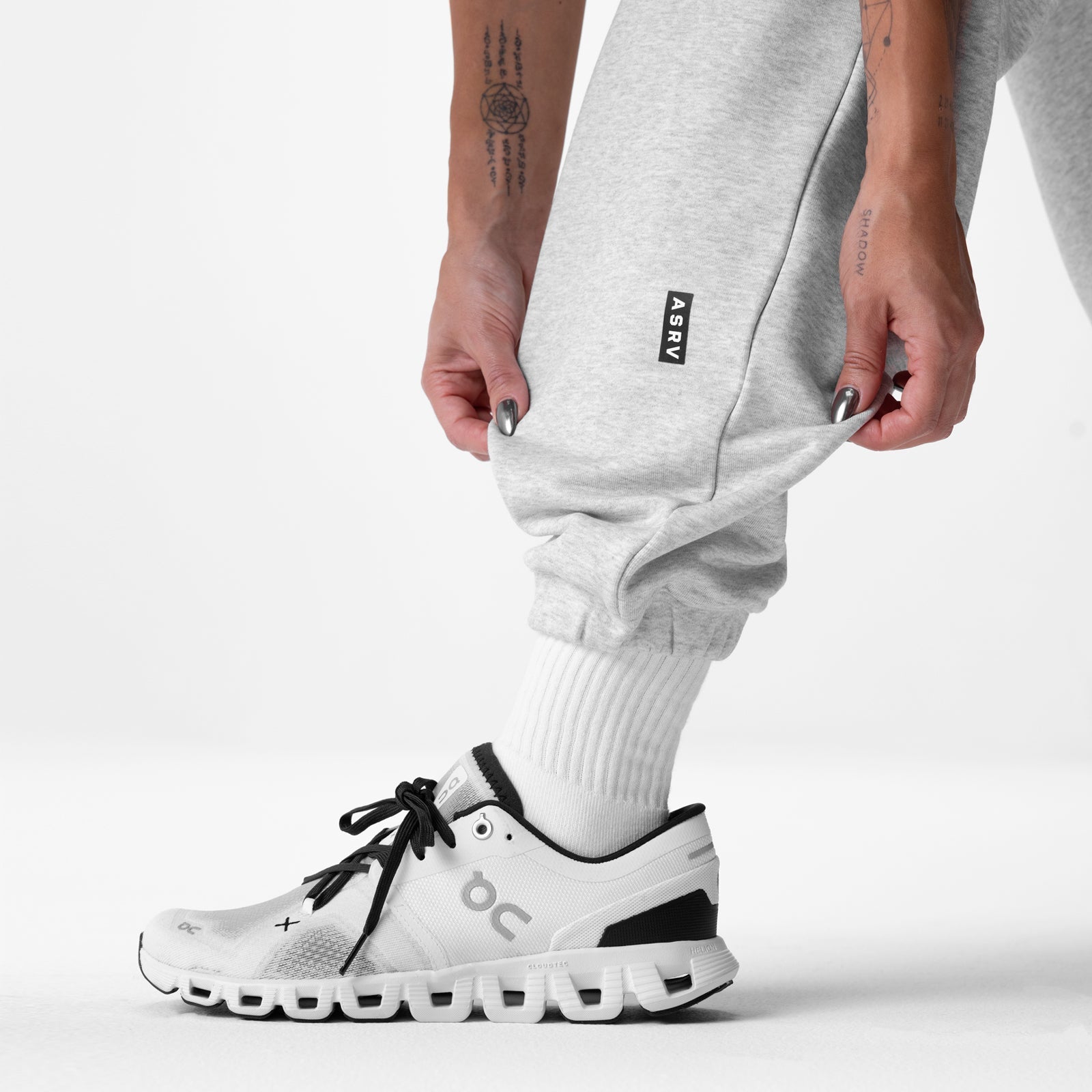 ASRV x Equinox Sorona® French-Terry Oversized Jogger Heather Grey | ASRV Online