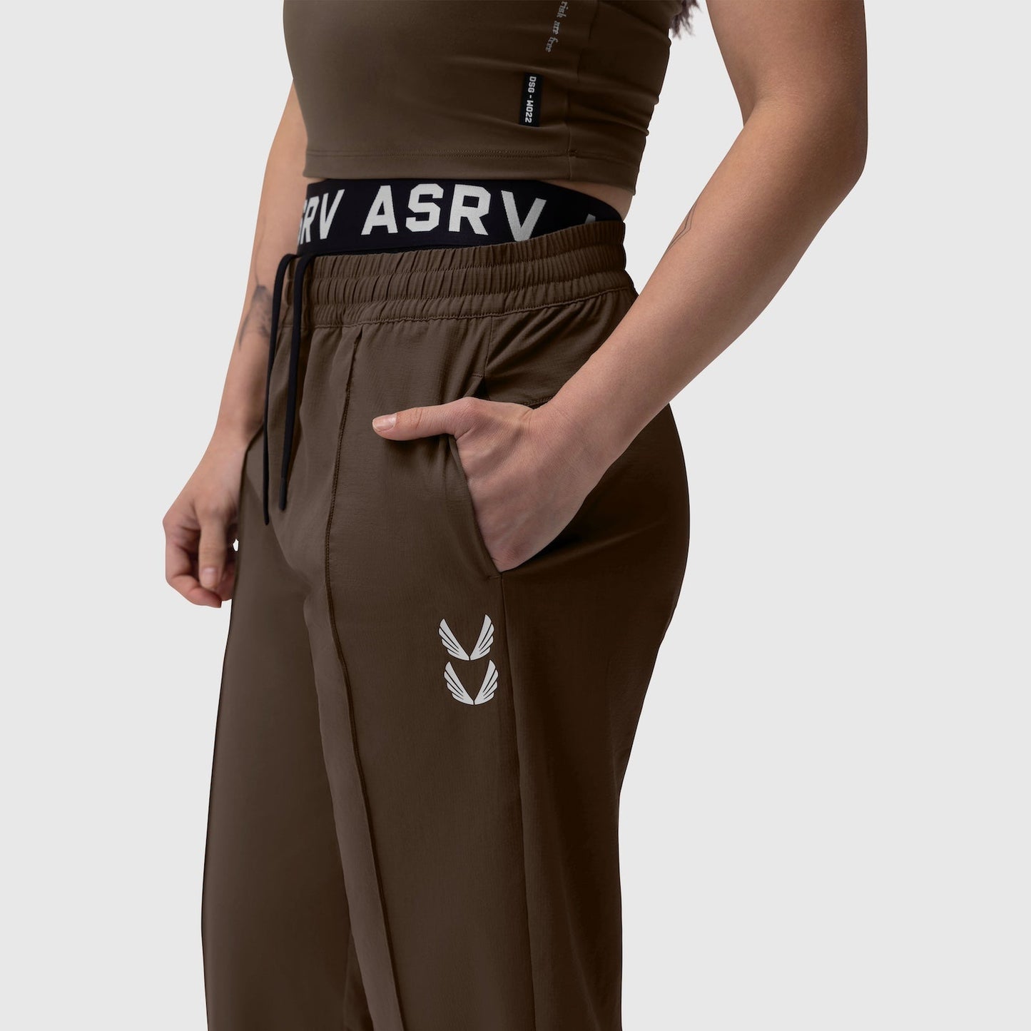 W036. Ripstop Relaxed Track Pant Dark Earth | ASRV near me