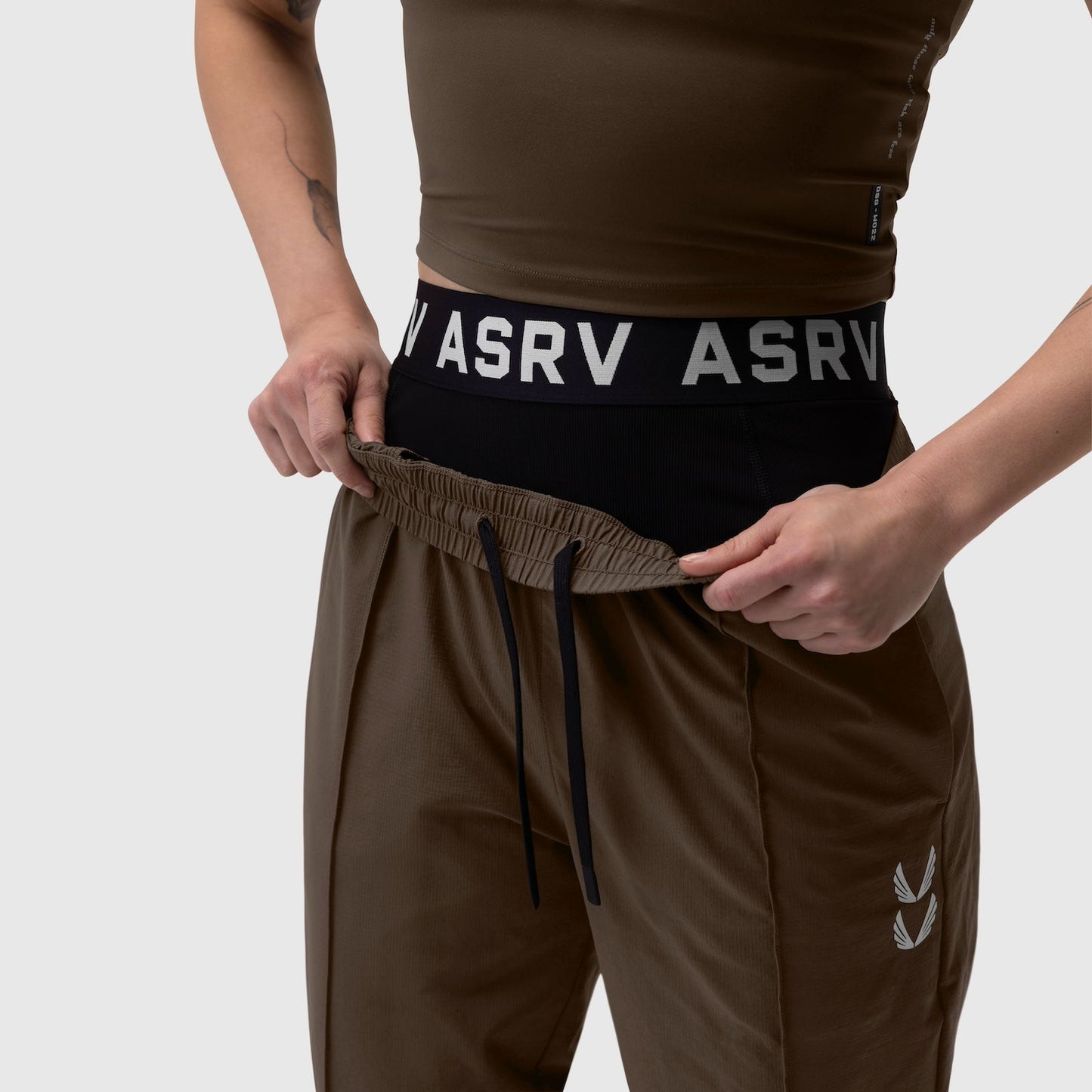 W036. Ripstop Relaxed Track Pant Dark Earth | ASRV near me
