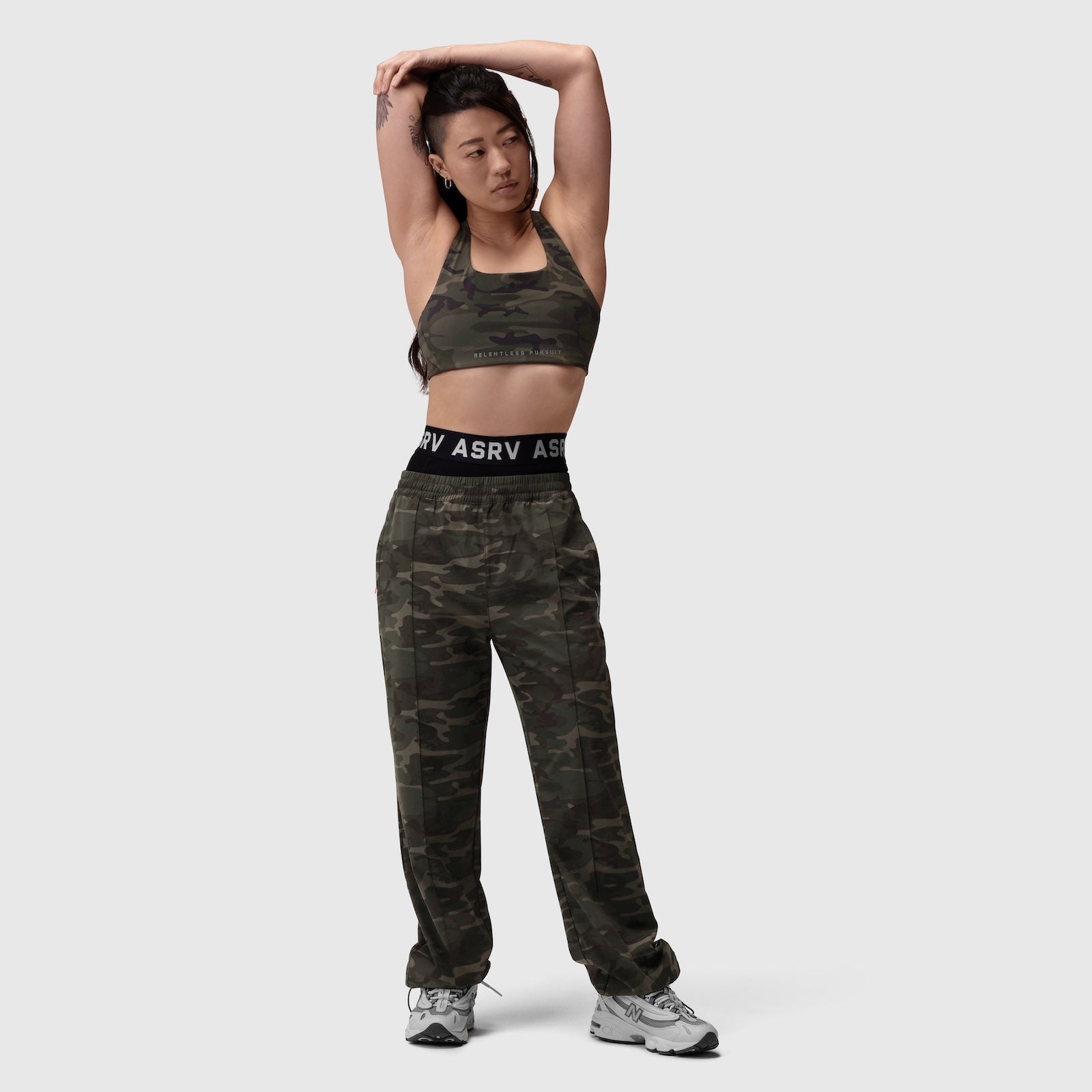 W036. Ripstop Relaxed Track Pant Dark Camo | ASRV US