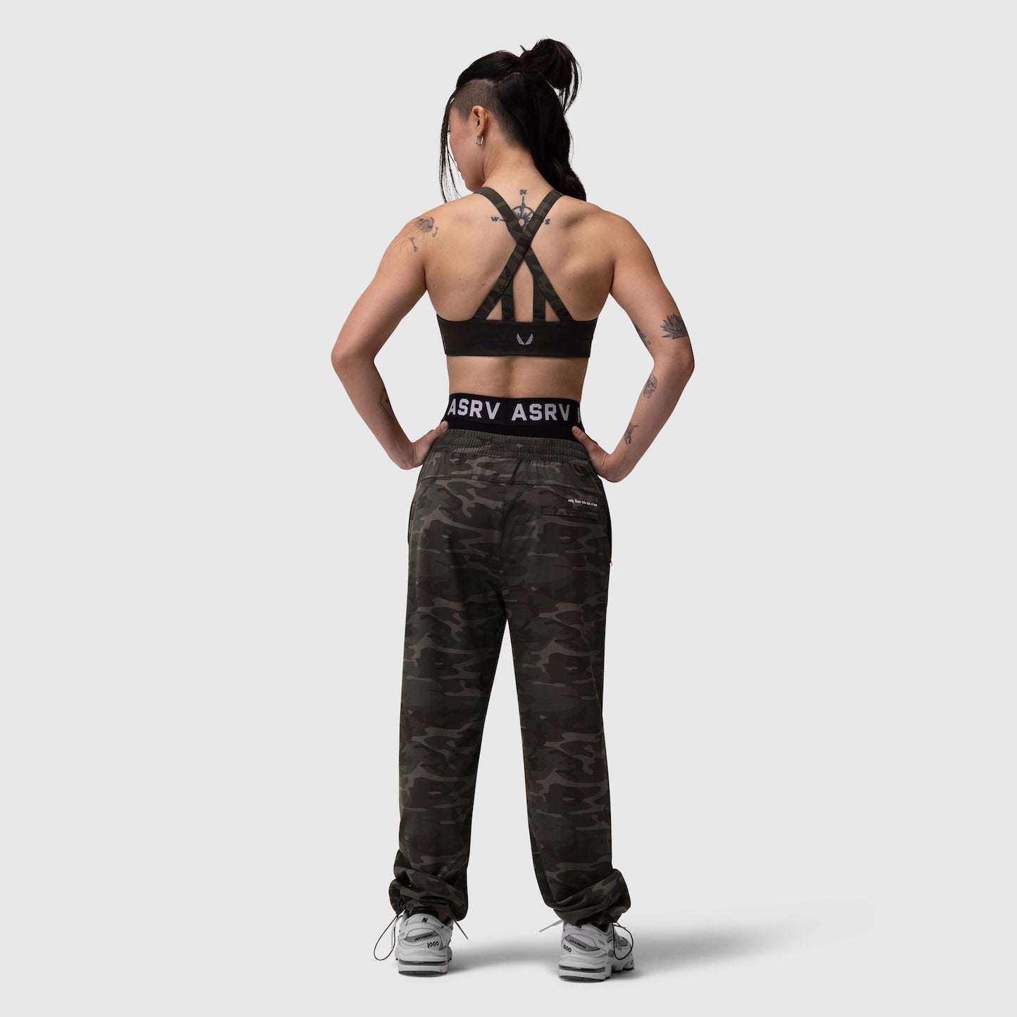 W036. Ripstop Relaxed Track Pant Dark Camo | ASRV US