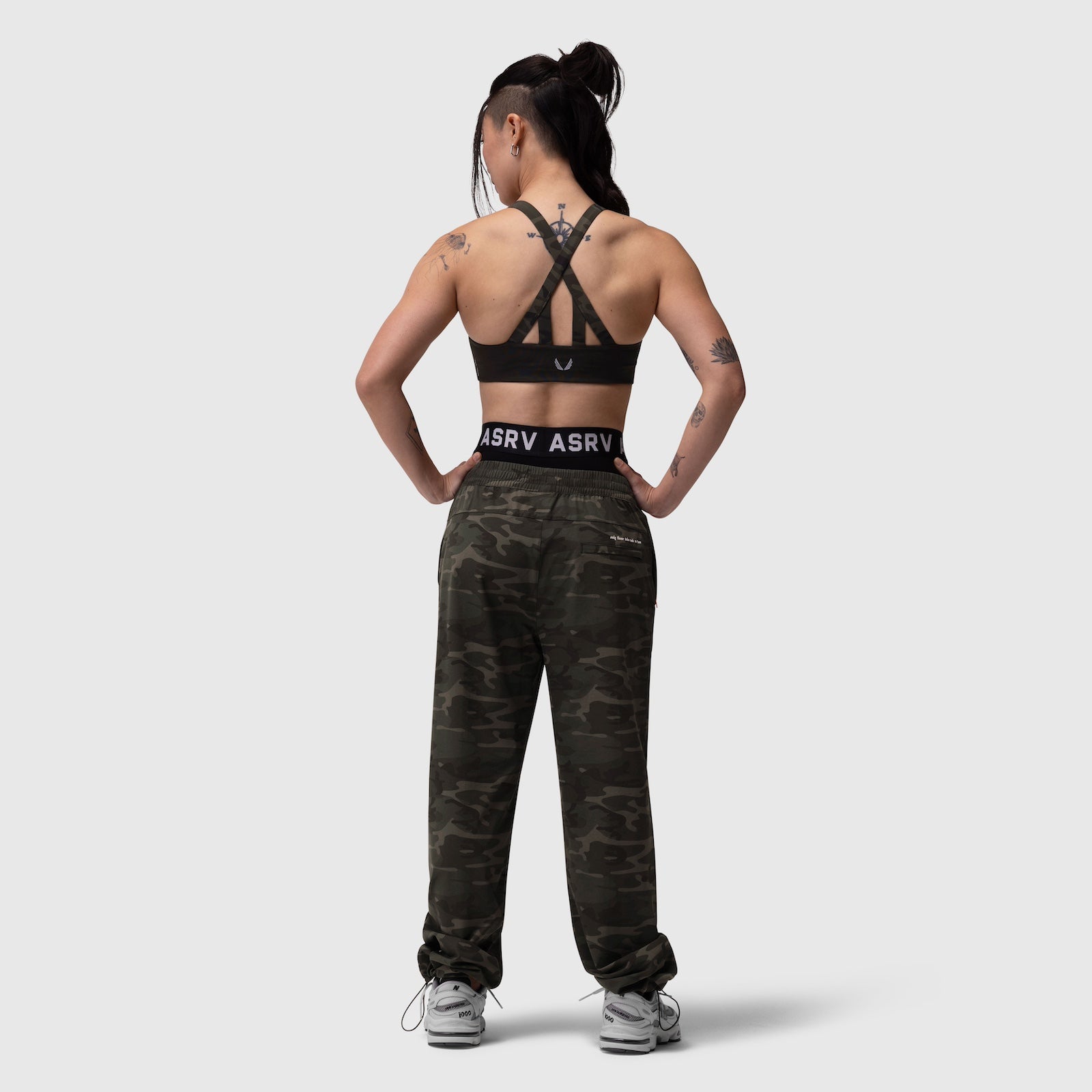 W036. Ripstop Relaxed Track Pant Dark Camo | ASRV US