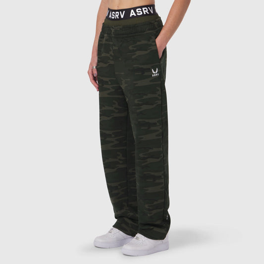 W034. Sorona® Terry Straight Leg Sweats Dark Camo | ASRV sale