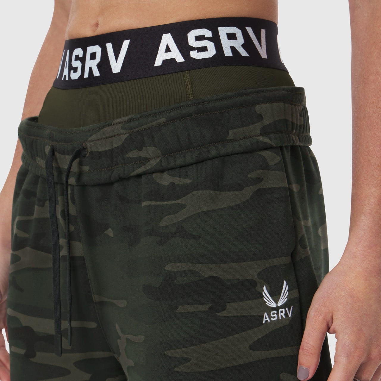 W034. Sorona® Terry Straight Leg Sweats Dark Camo | ASRV sale