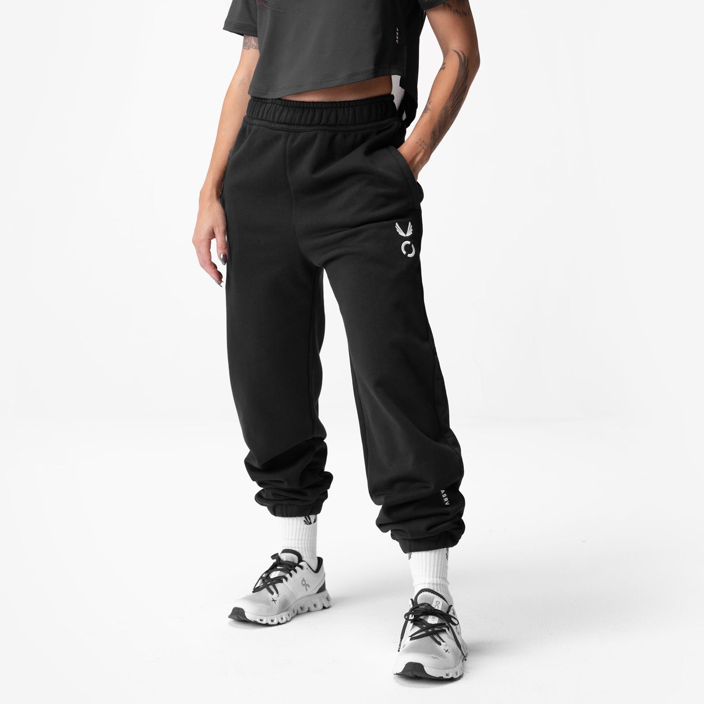 ASRV x Equinox Sorona® French-Terry Oversized Jogger Black | ASRV on sale