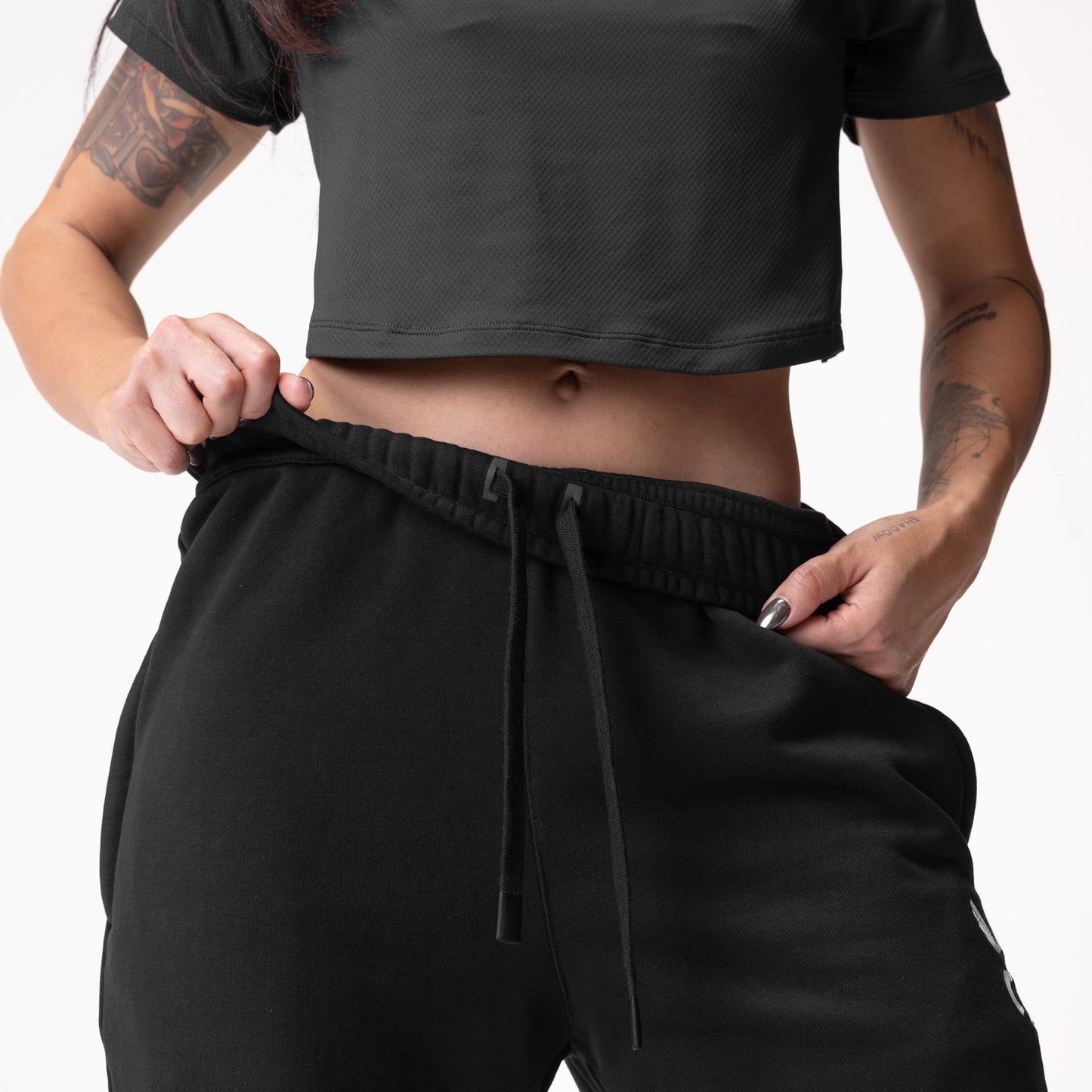 ASRV x Equinox Sorona® French-Terry Oversized Jogger Black | ASRV on sale