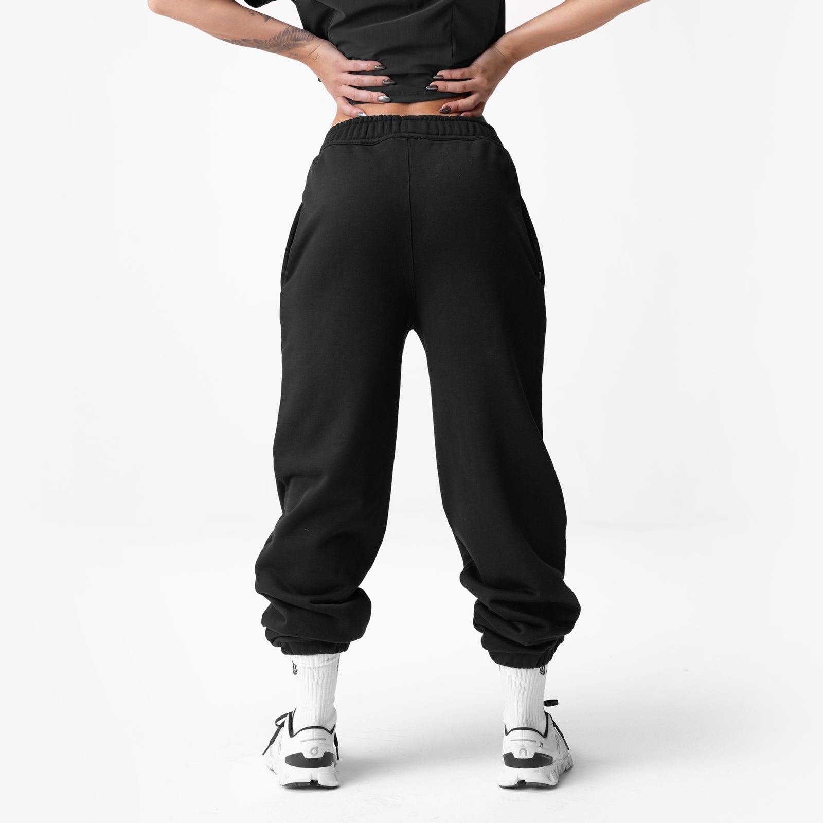 ASRV x Equinox Sorona® French-Terry Oversized Jogger Black | ASRV on sale