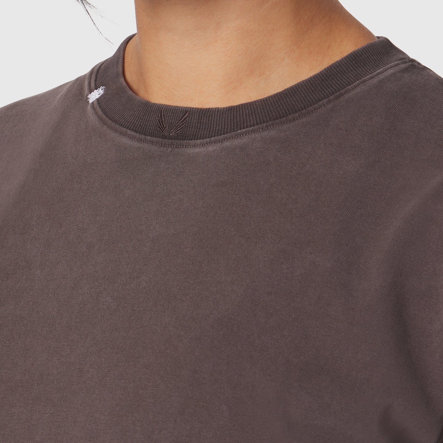 1102. Distressed Relaxed Tee Dark Earth | ASRV Online