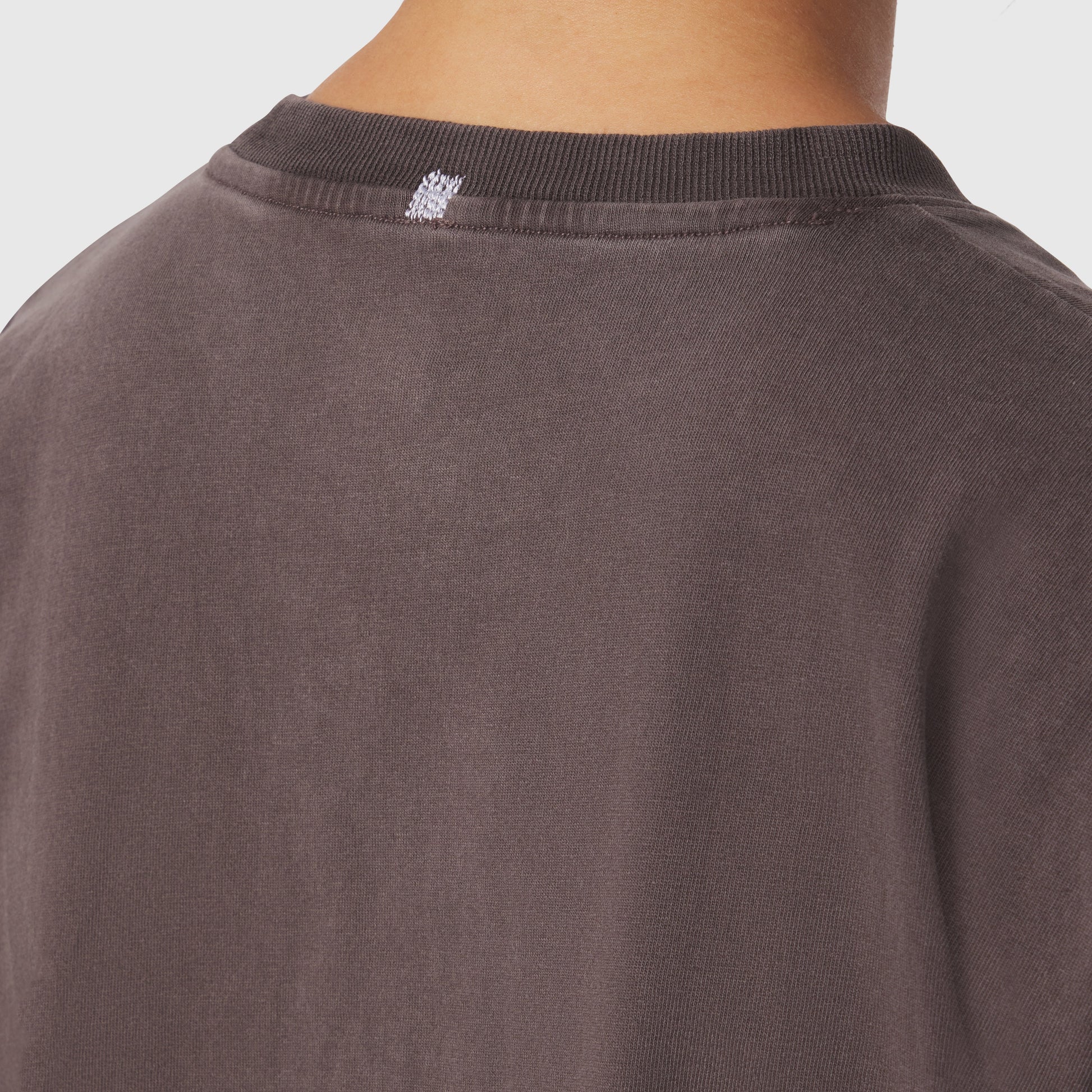 1102. Distressed Relaxed Tee Dark Earth | ASRV Online