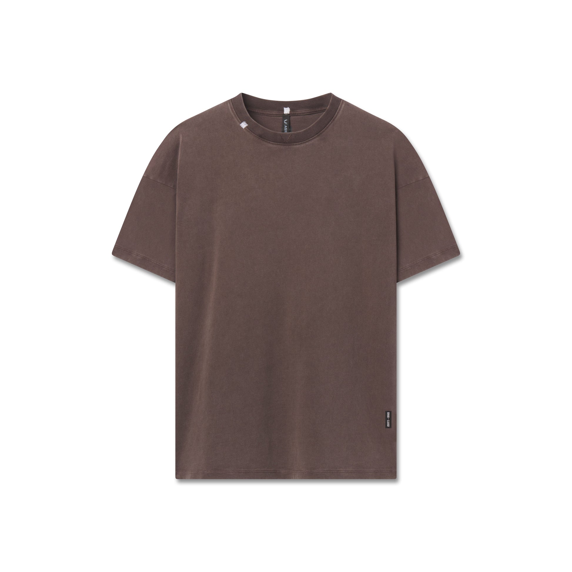 1102. Distressed Relaxed Tee Dark Earth | ASRV Online