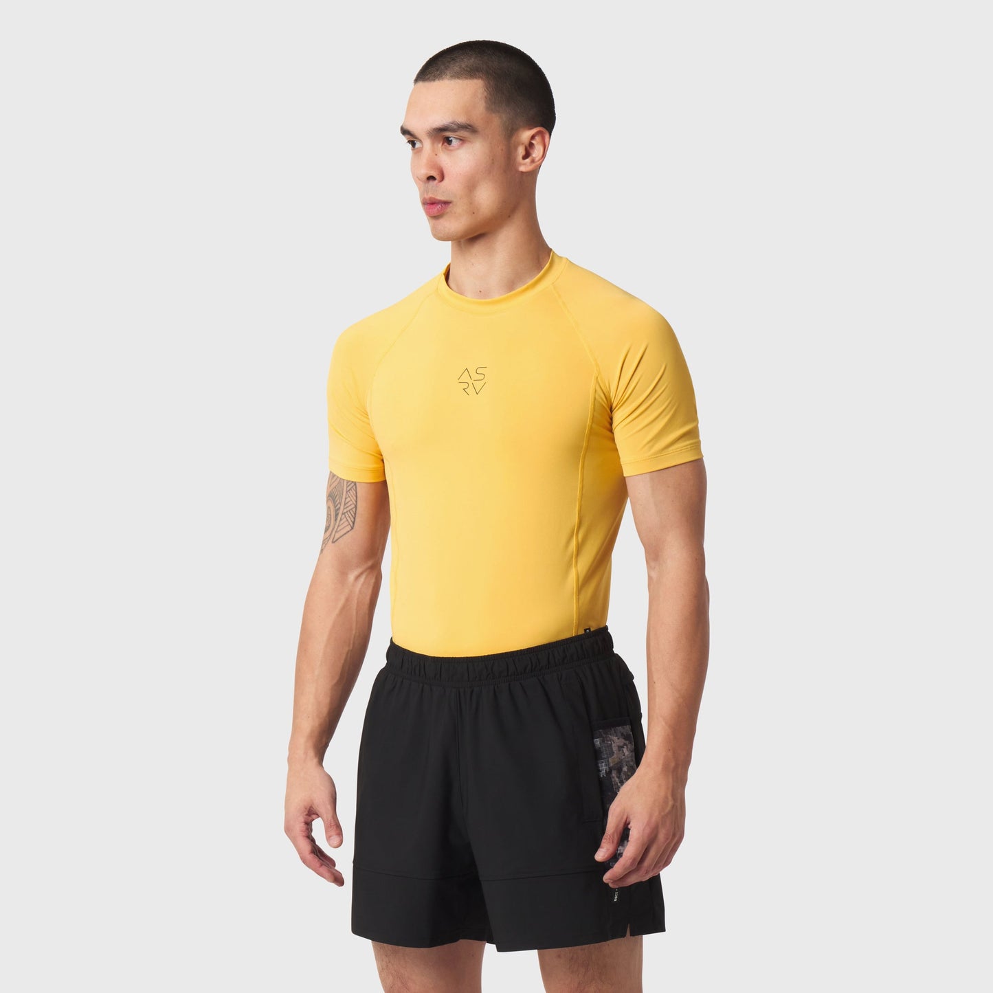 1164. LYCRA® ADAPTIV Baselayer Shortsleeve Amber | ASRV Discount
