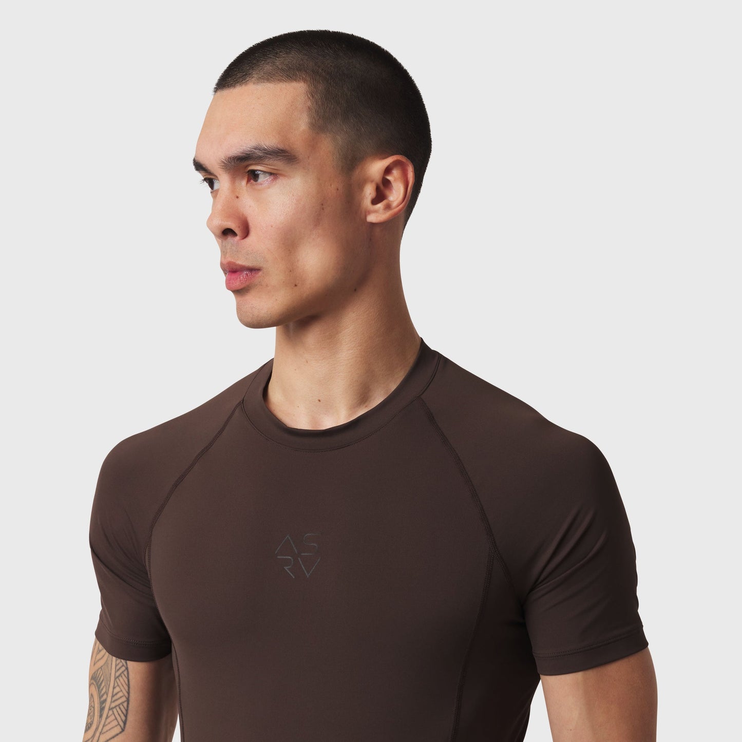 1164. LYCRA® ADAPTIV Baselayer Shortsleeve Dark Earth | ASRV near me