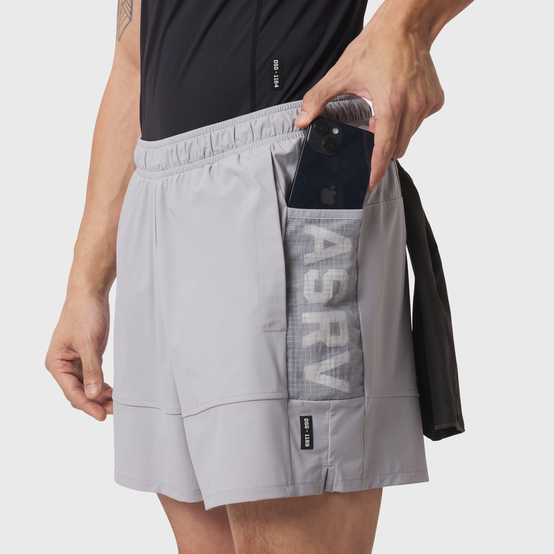 1169. Tetra-Lite® Adventure Short Slate Grey | ASRV sale