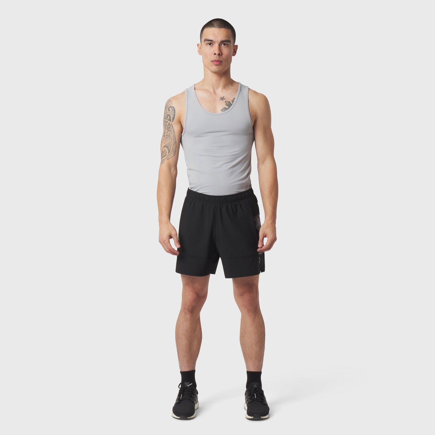 1167. LYCRA® ADAPTIV Baselayer Tank Slate Grey | ASRV for sale