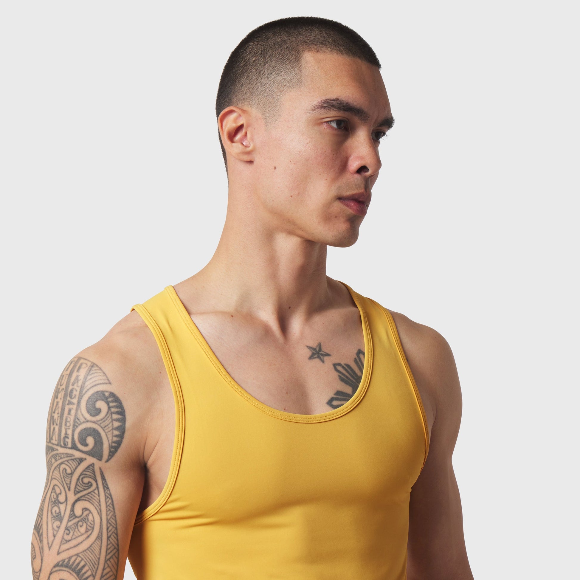 1167. LYCRA® ADAPTIV Baselayer Tank Amber | ASRV Online