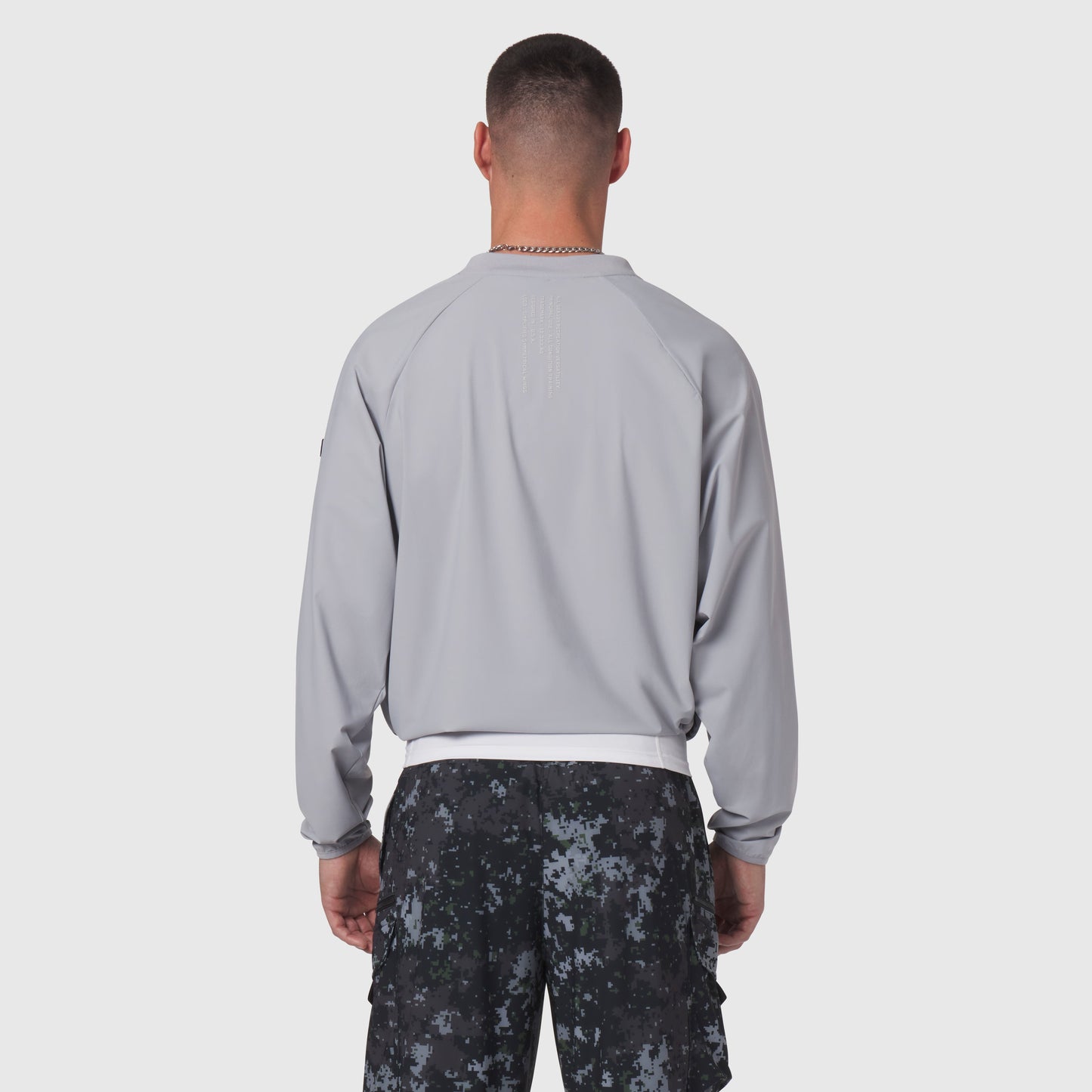 1141. Tetra-Lite® Blade Collar Zip Jacket Slate Grey | ASRV US