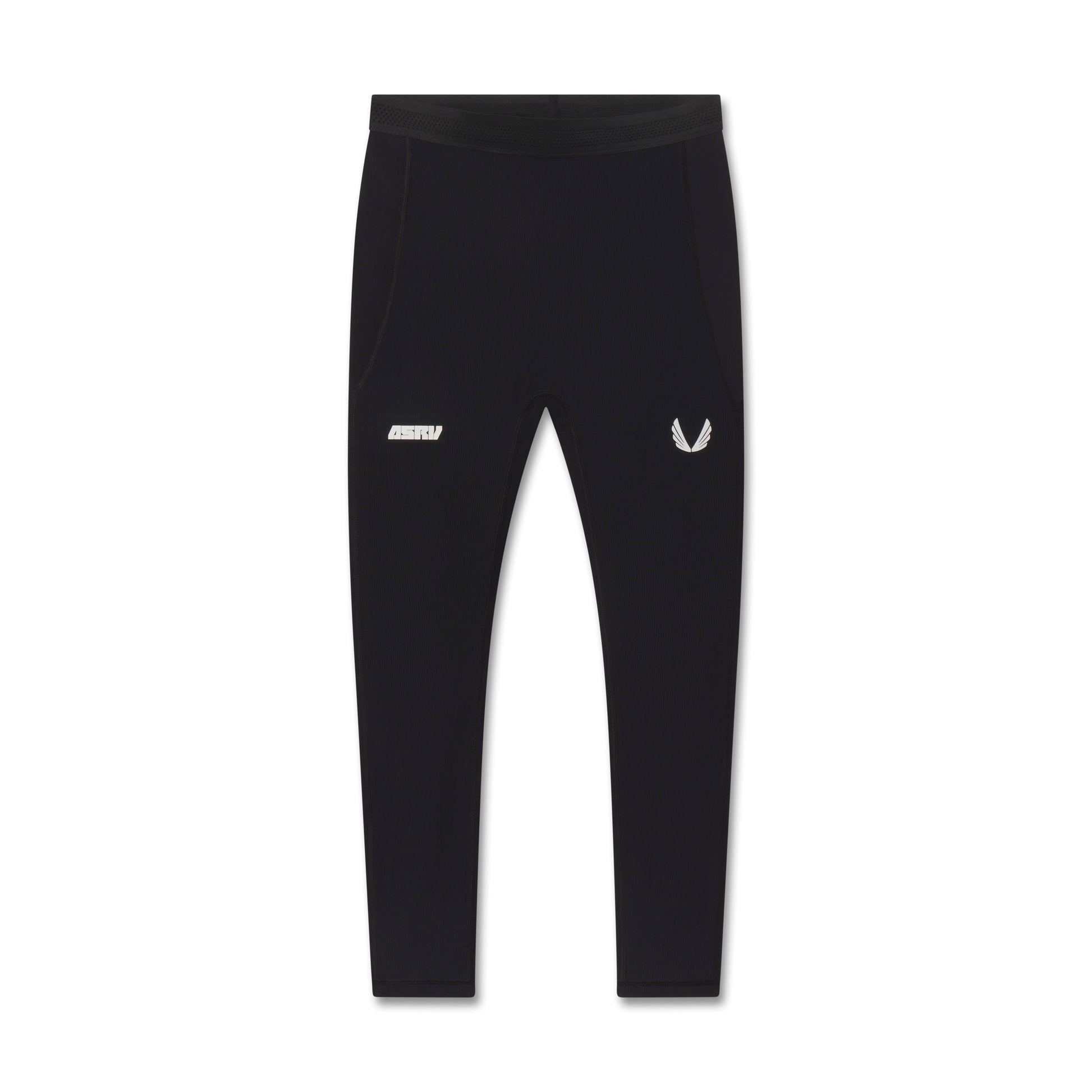 1146. Lycra® Ribbed Running Tight Black | ASRV for sale