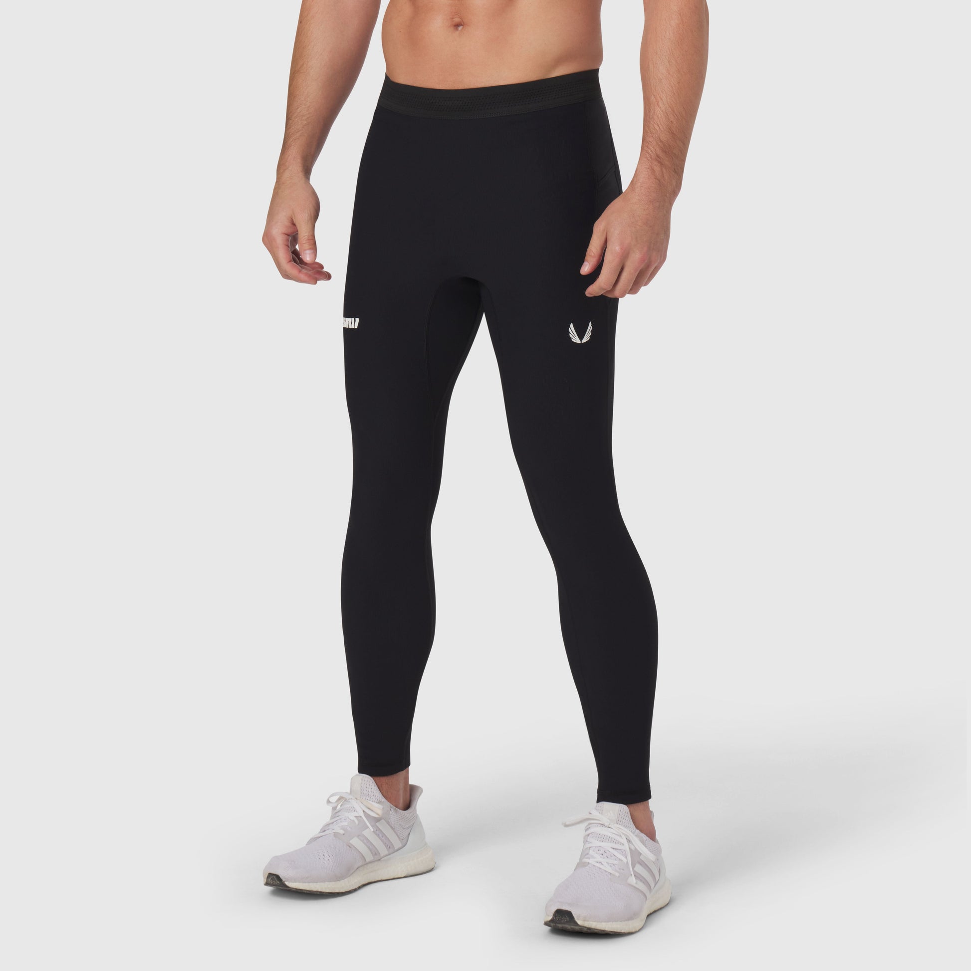 1146. Lycra® Ribbed Running Tight Black | ASRV for sale