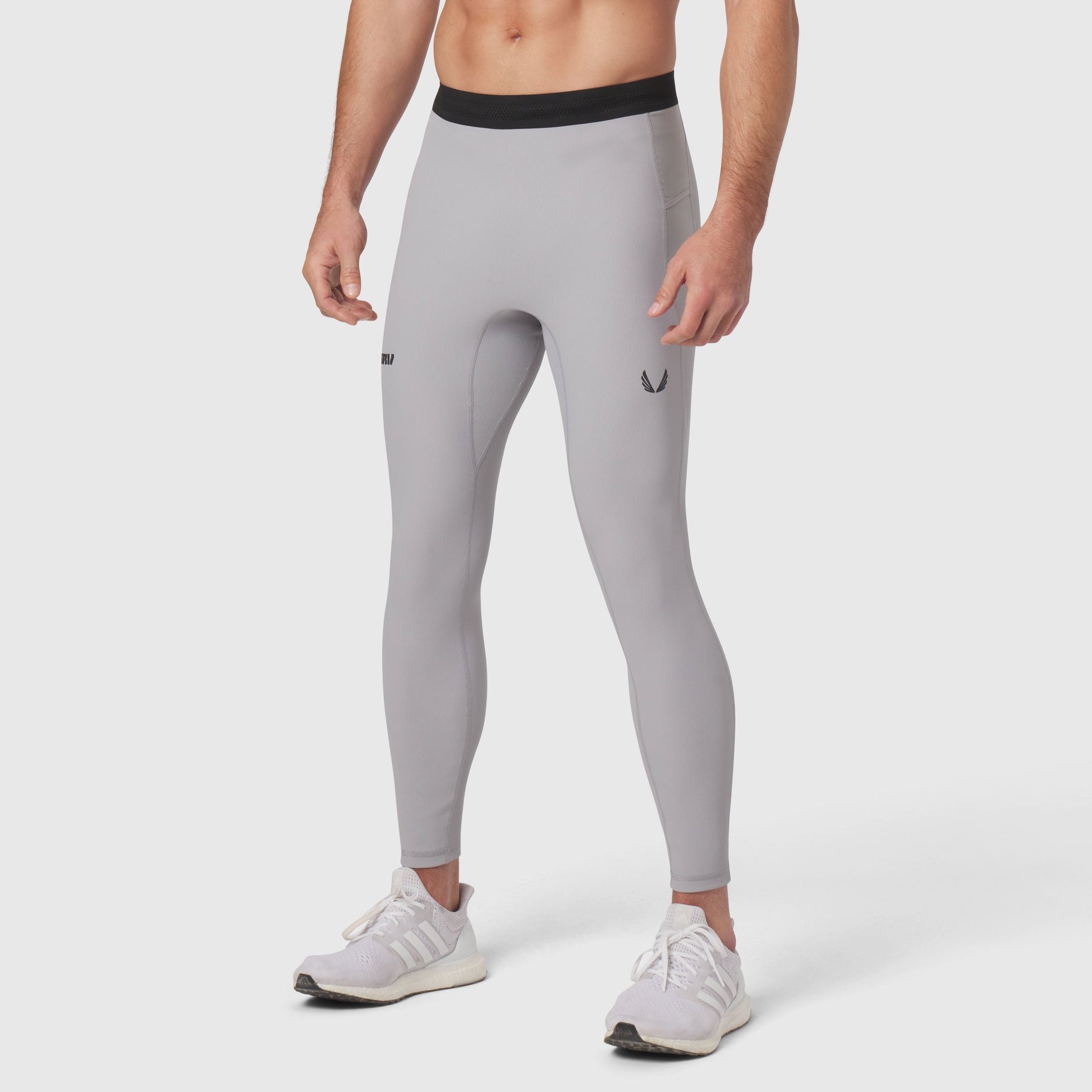 1146. Lycra® Ribbed Running Tight Slate Grey | ASRV discount