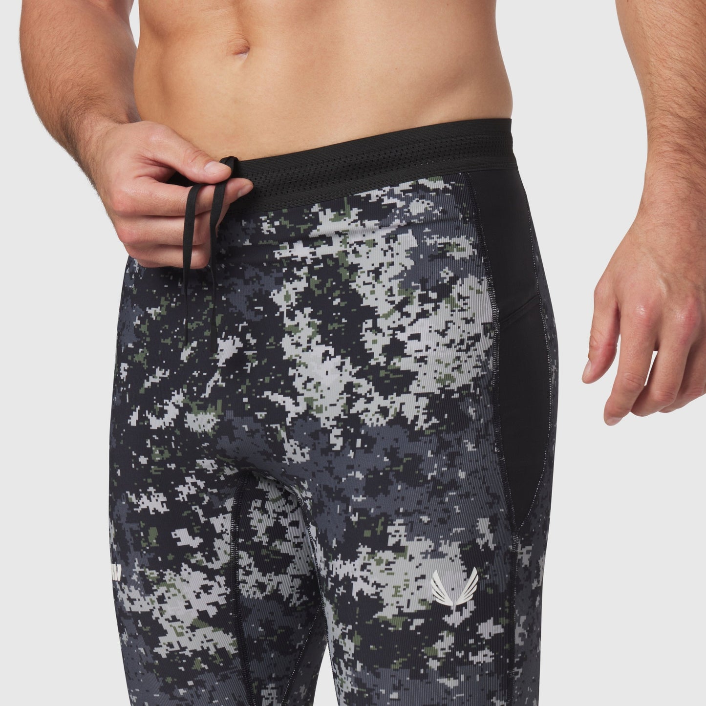1146. Lycra® Ribbed Running Tight Pixel Camo | ASRV Online