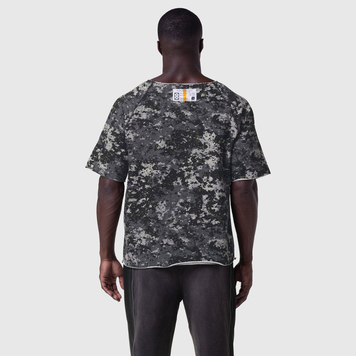 1114. Vintage Raw Hem Pump Cover Pixel Camo | ASRV on sale