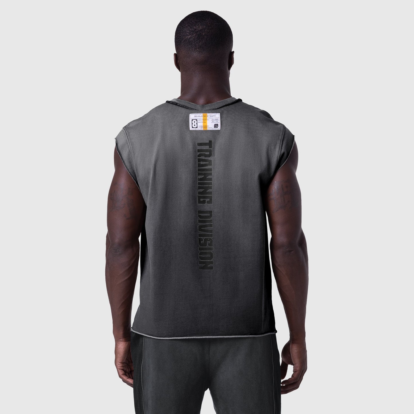 1115. Tech Essential™ Cap Shoulder Cutoff Black Sun Fade | ASRV discount