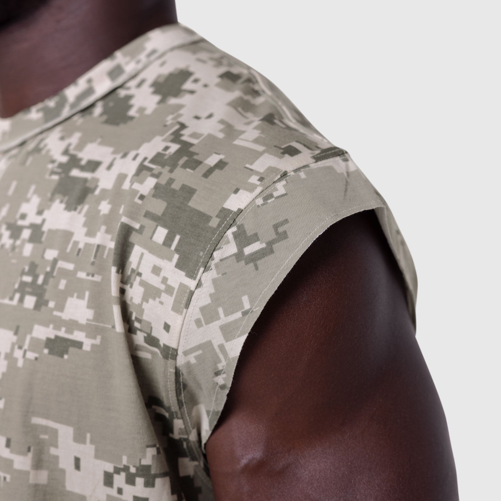 1115. Tech Essential™ Cap Shoulder Cutoff Digital Camo | ASRV Discount