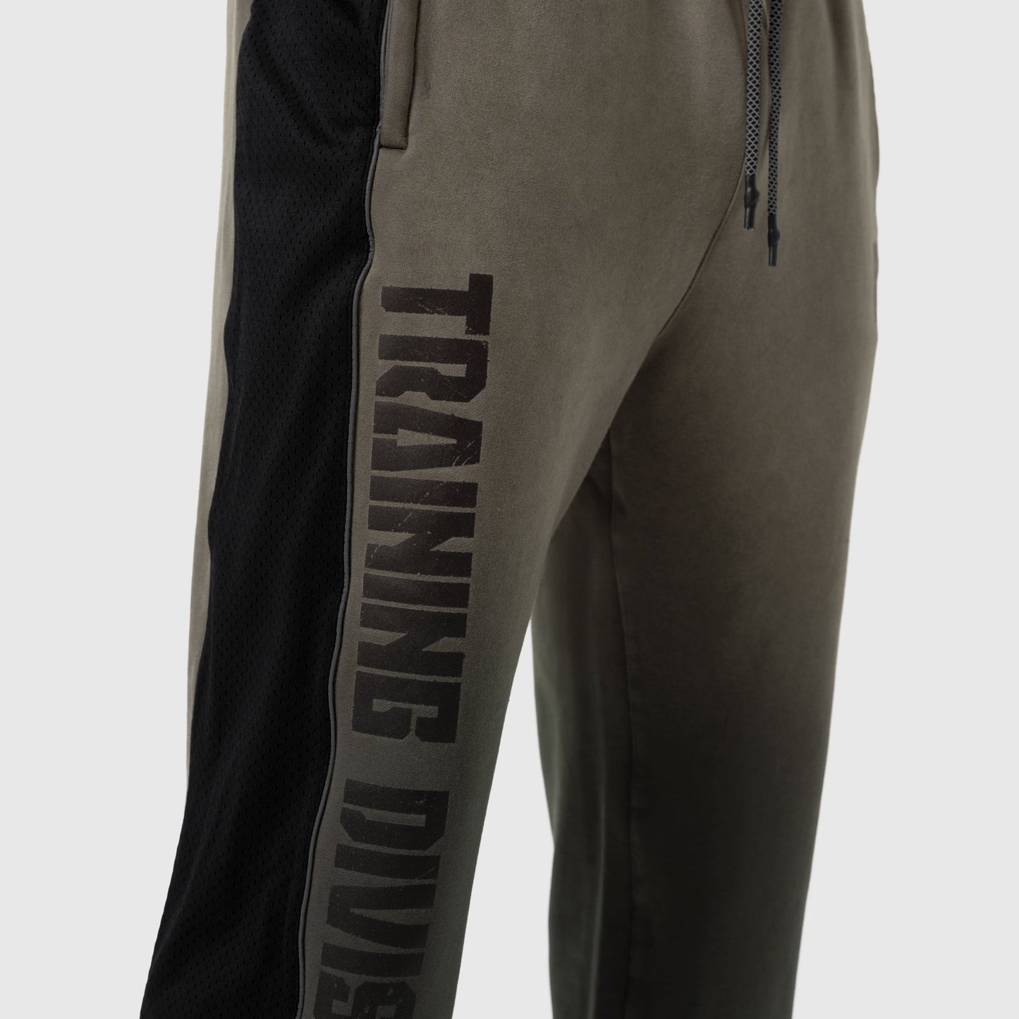 1120. Tech-Terry™ Mesh Panel Sweats Olive "Blade TD" | ASRV US