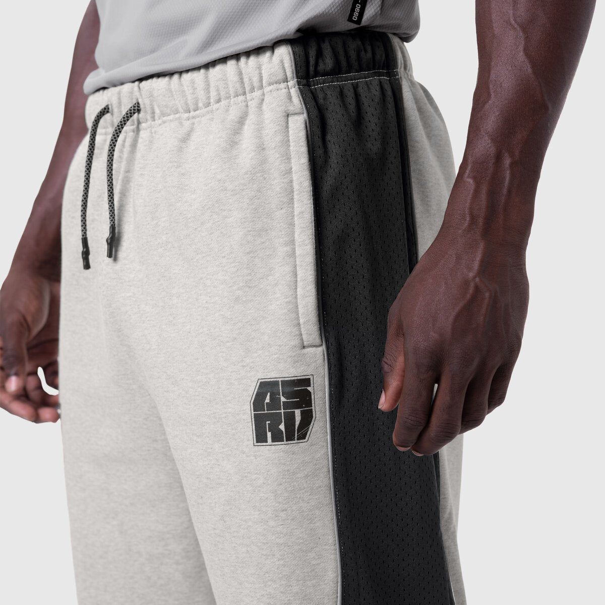 1120. Tech-Terry™ Mesh Panel Sweats Heather Grey "Blade TD" | ASRV sale