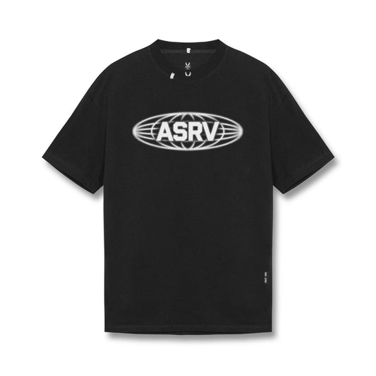 0797. Tech Essential™ Relaxed Tee Black "Global" | ASRV discount