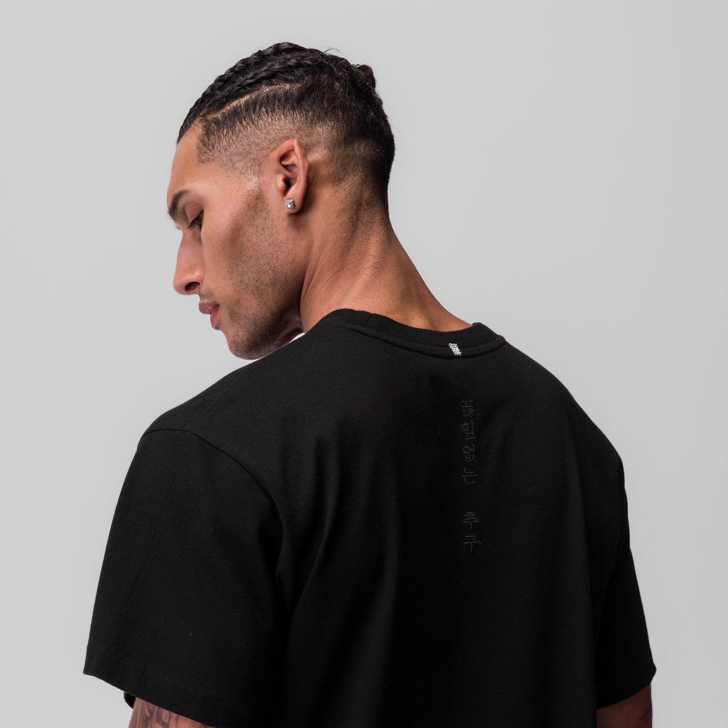 0797. Tech Essential™ Relaxed Tee Black "Global" | ASRV discount