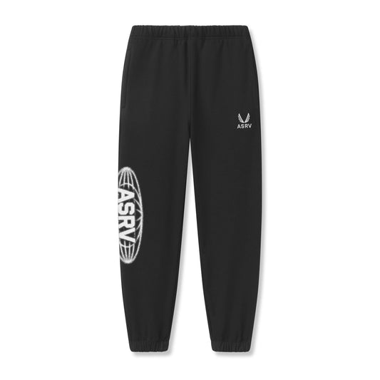 0655. Tech-Terry™ Oversized Sweats Black "Global" | ASRV Online