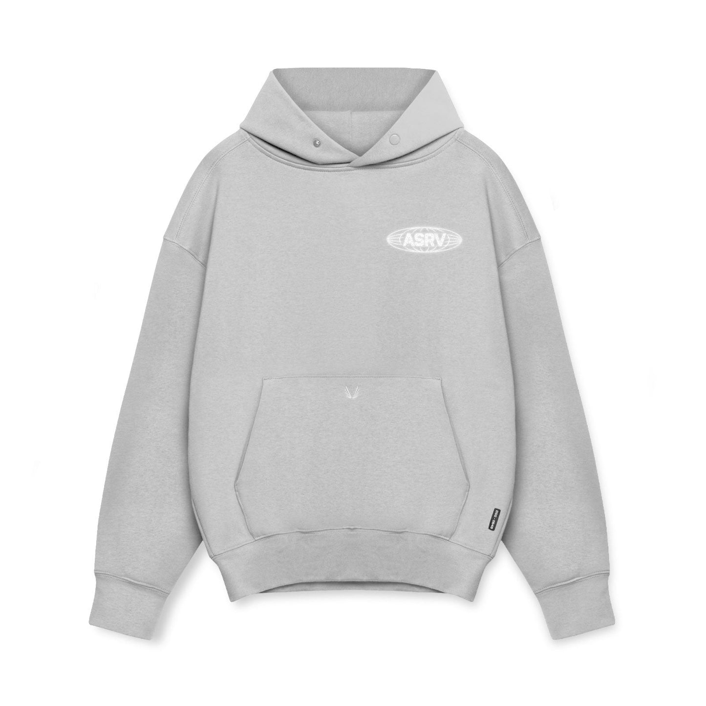 0648. Tech-Terry™ Hoodie Heather Grey "Global" | ASRV Discount