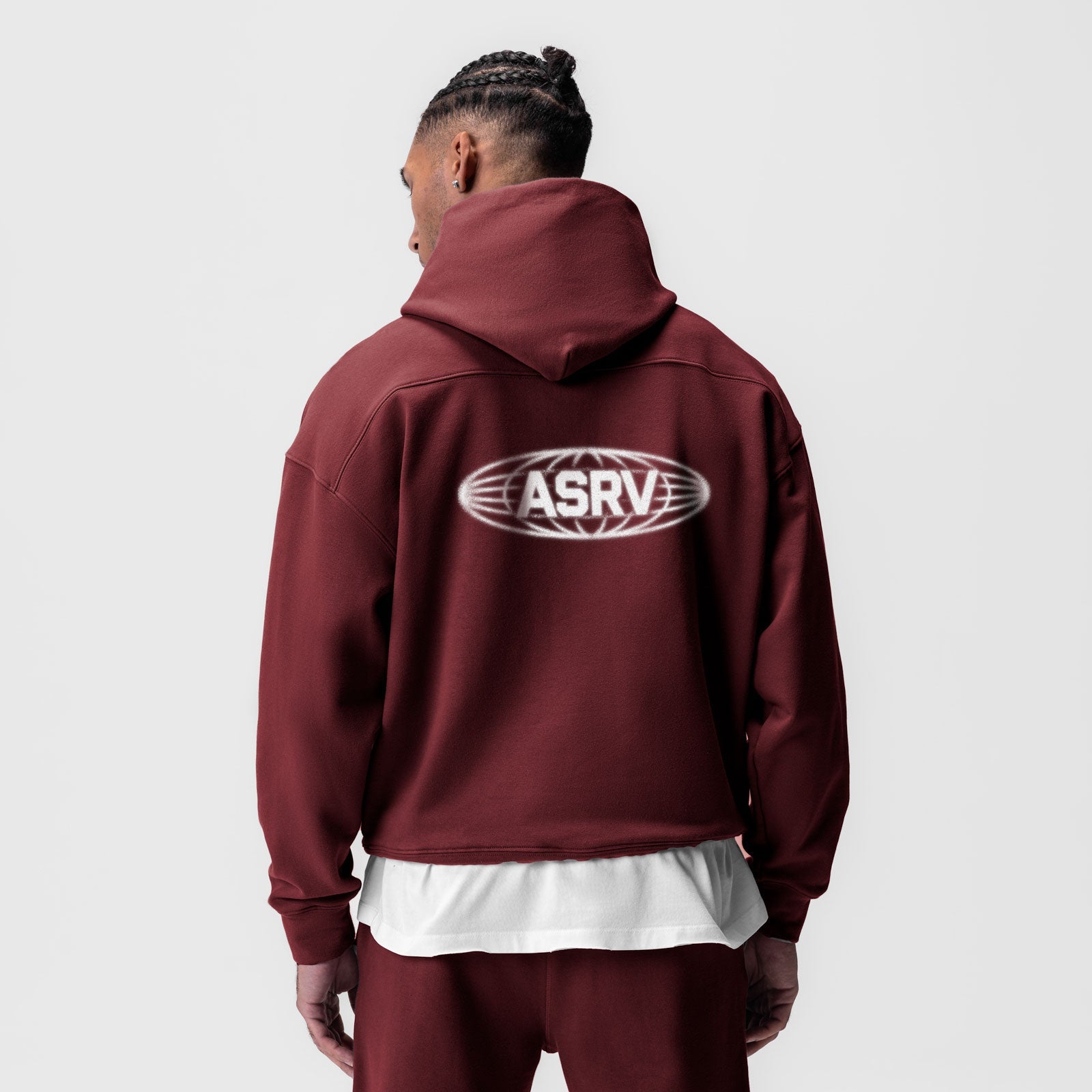 0648. Tech-Terry™ Hoodie Crimson "Global" | ASRV on sale