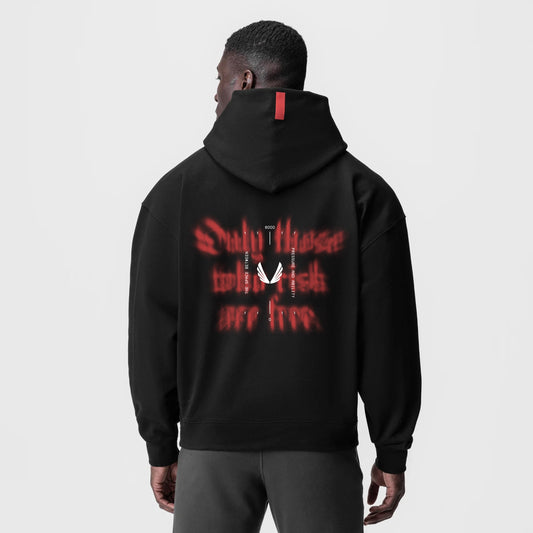 0874. Tech-Terry™ Zip Pocket Hoodie Black "Target Acquired" | ASRV near me
