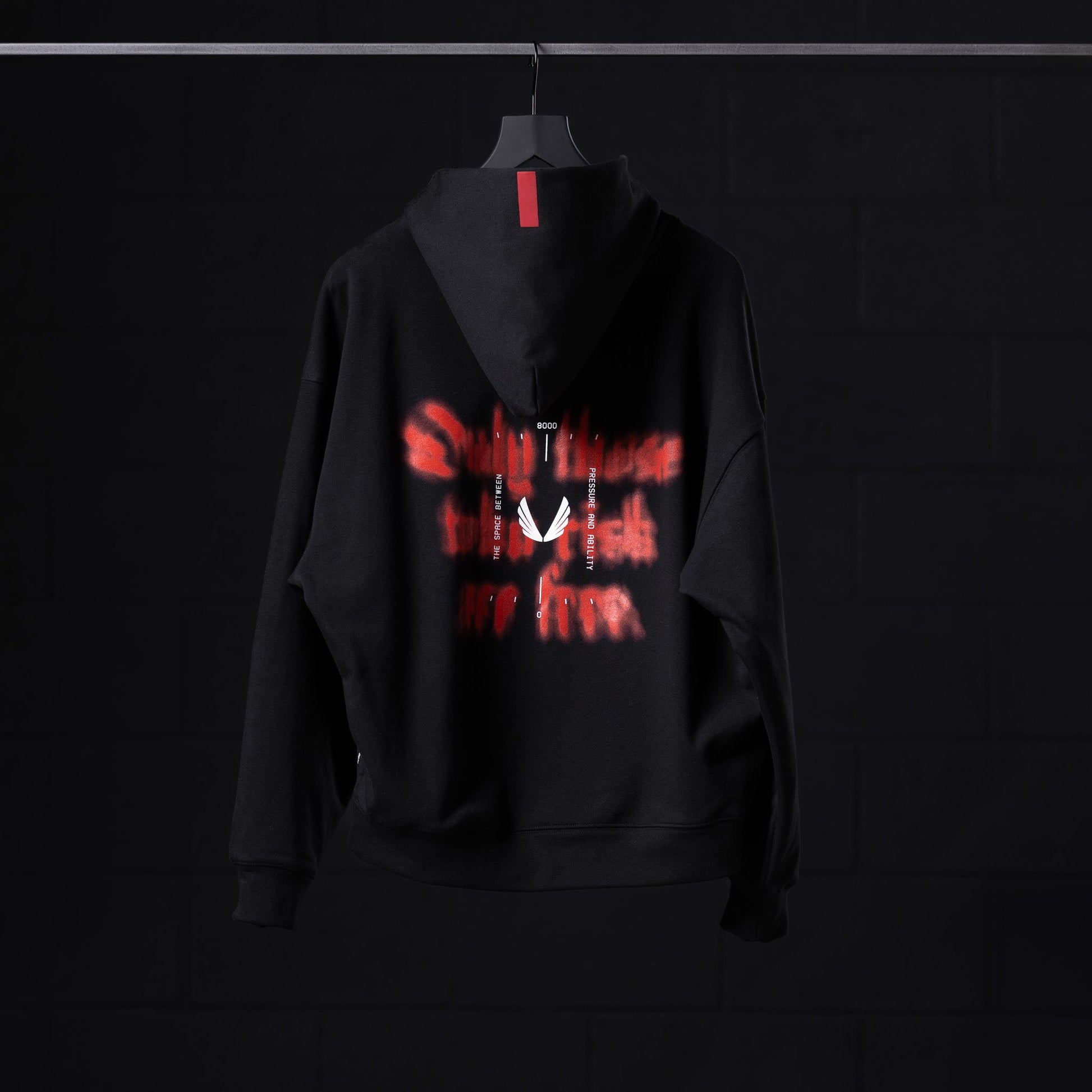 0874. Tech-Terry™ Zip Pocket Hoodie Black "Target Acquired" | ASRV near me