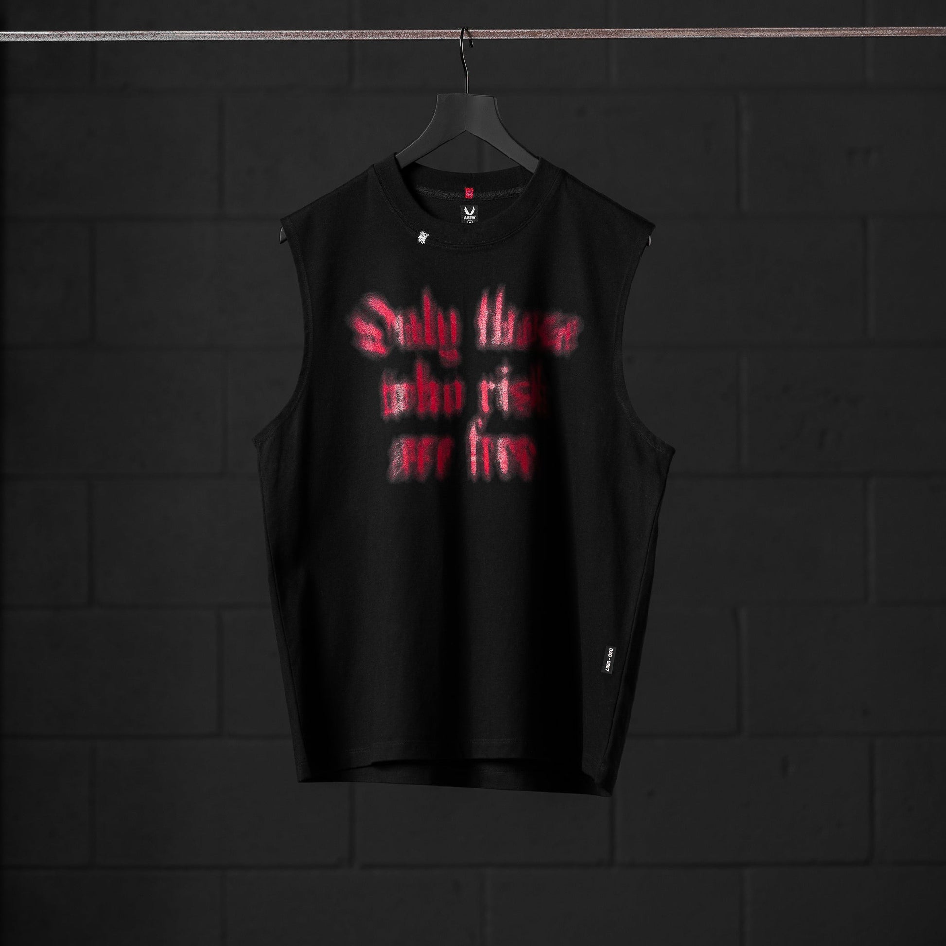 0807. Tech Essential™ Relaxed Cutoff Black "Blast Radius" | ASRV on sale