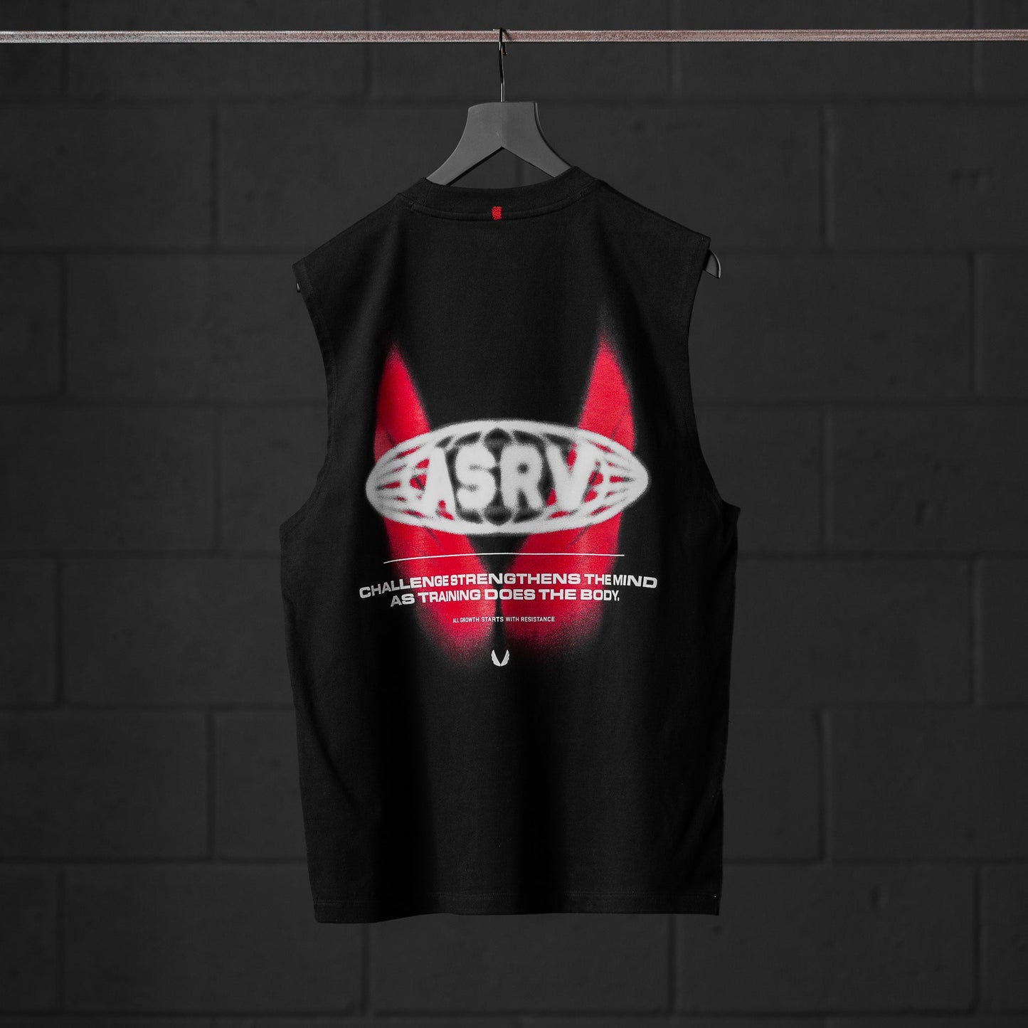0807. Tech Essential™ Relaxed Cutoff Black "Ghost Runner" | ASRV for sale