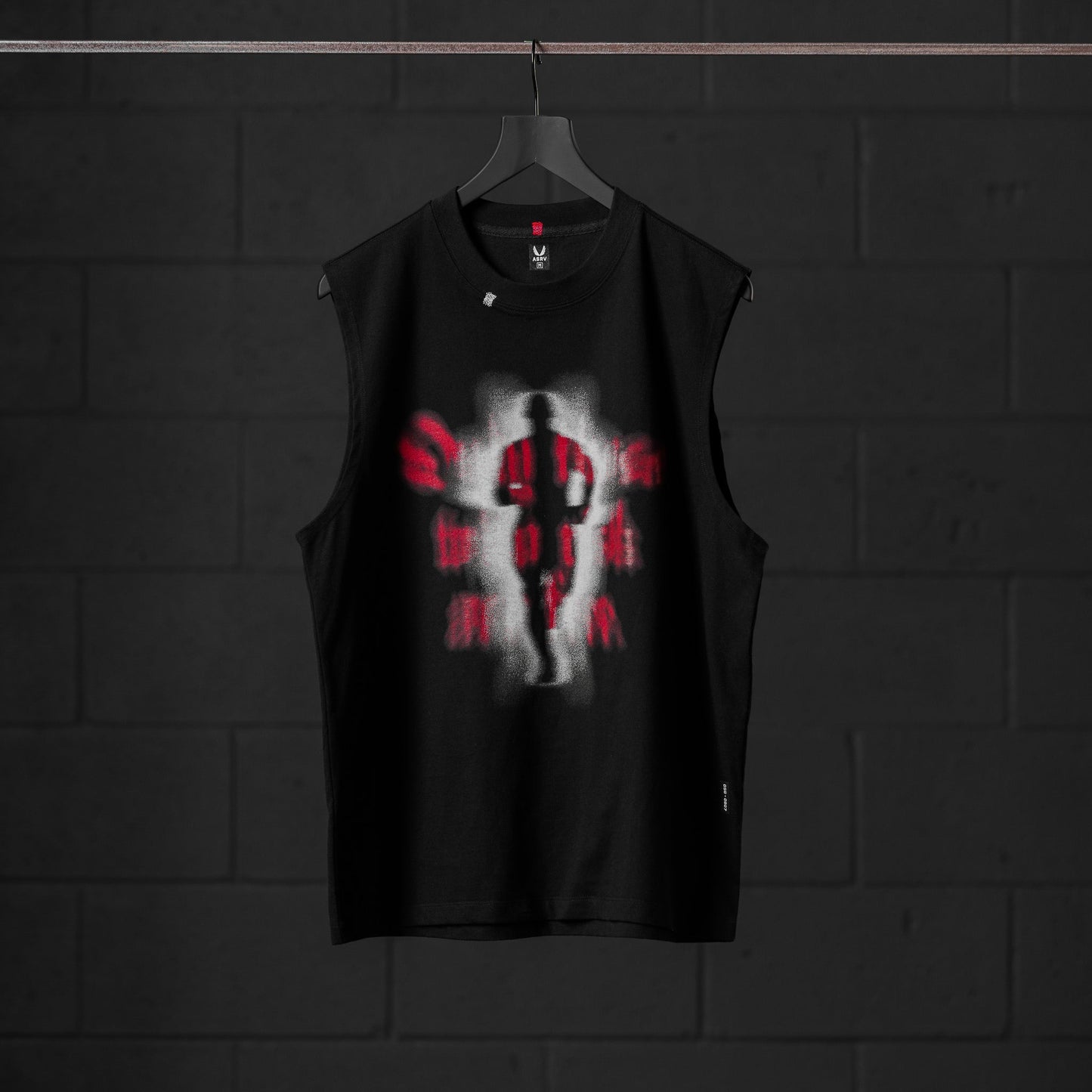 0807. Tech Essential™ Relaxed Cutoff Black "Ghost Runner" | ASRV for sale