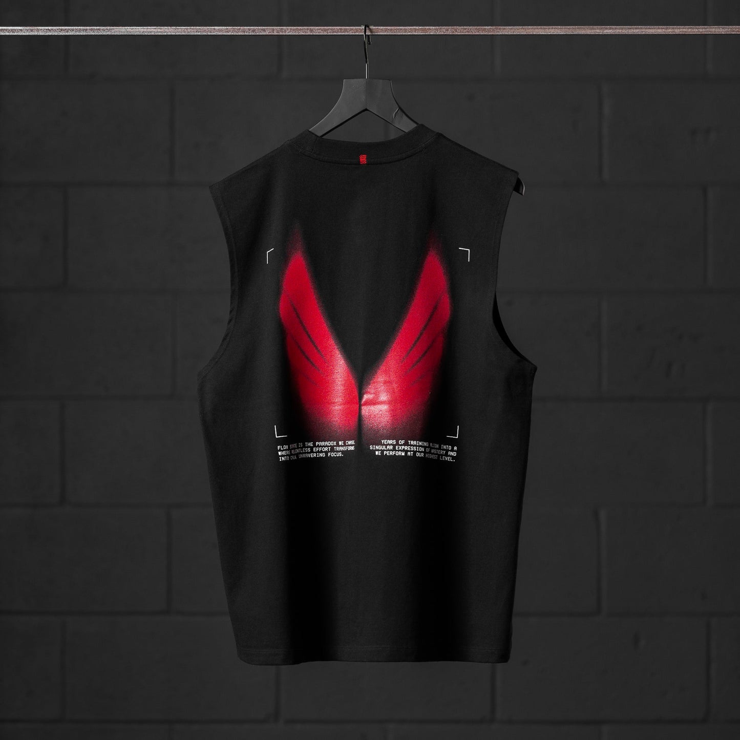 0807. Tech Essential™ Relaxed Cutoff Black "Ghost Trace" | ASRV Online