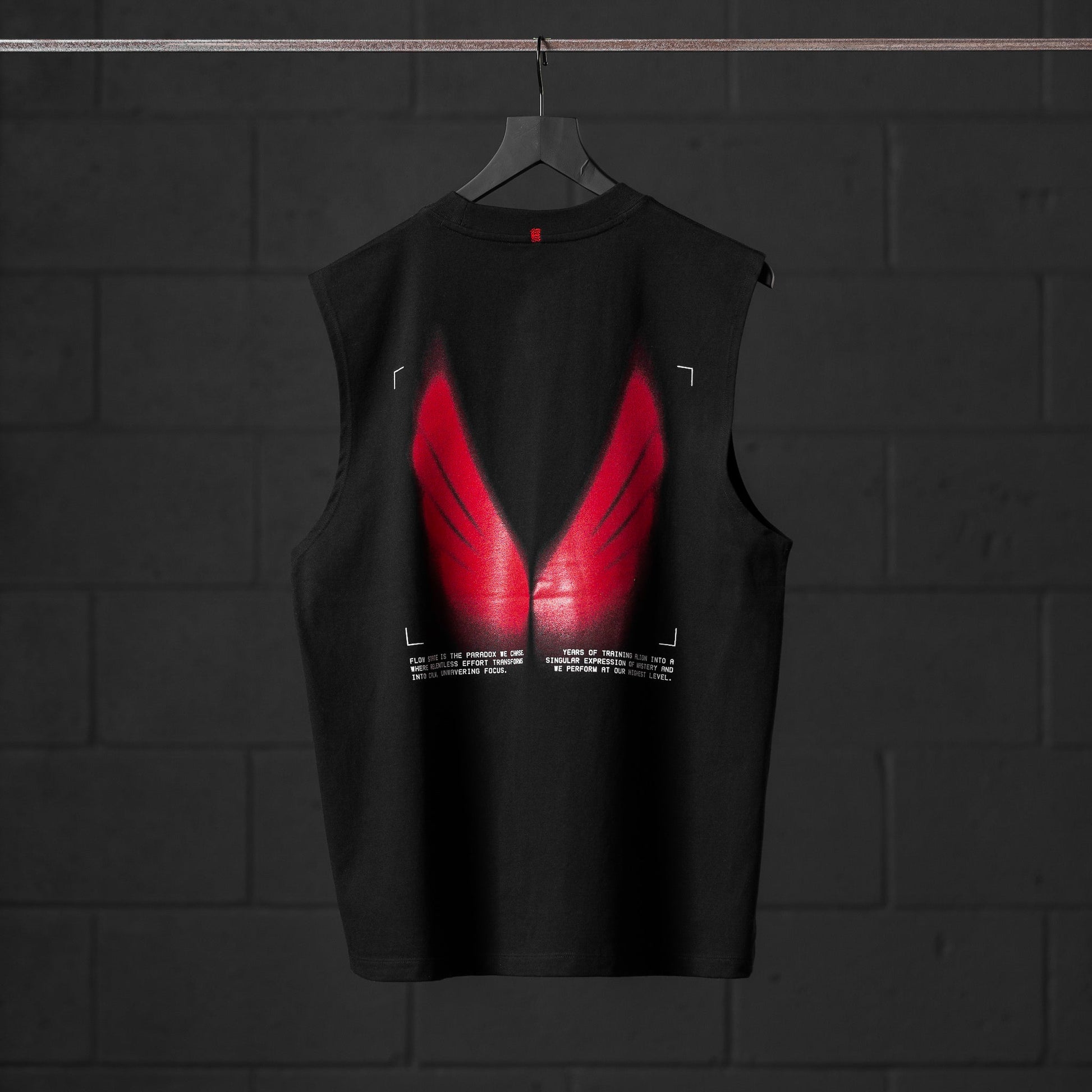 0807. Tech Essential™ Relaxed Cutoff Black "Ghost Trace" | ASRV Online