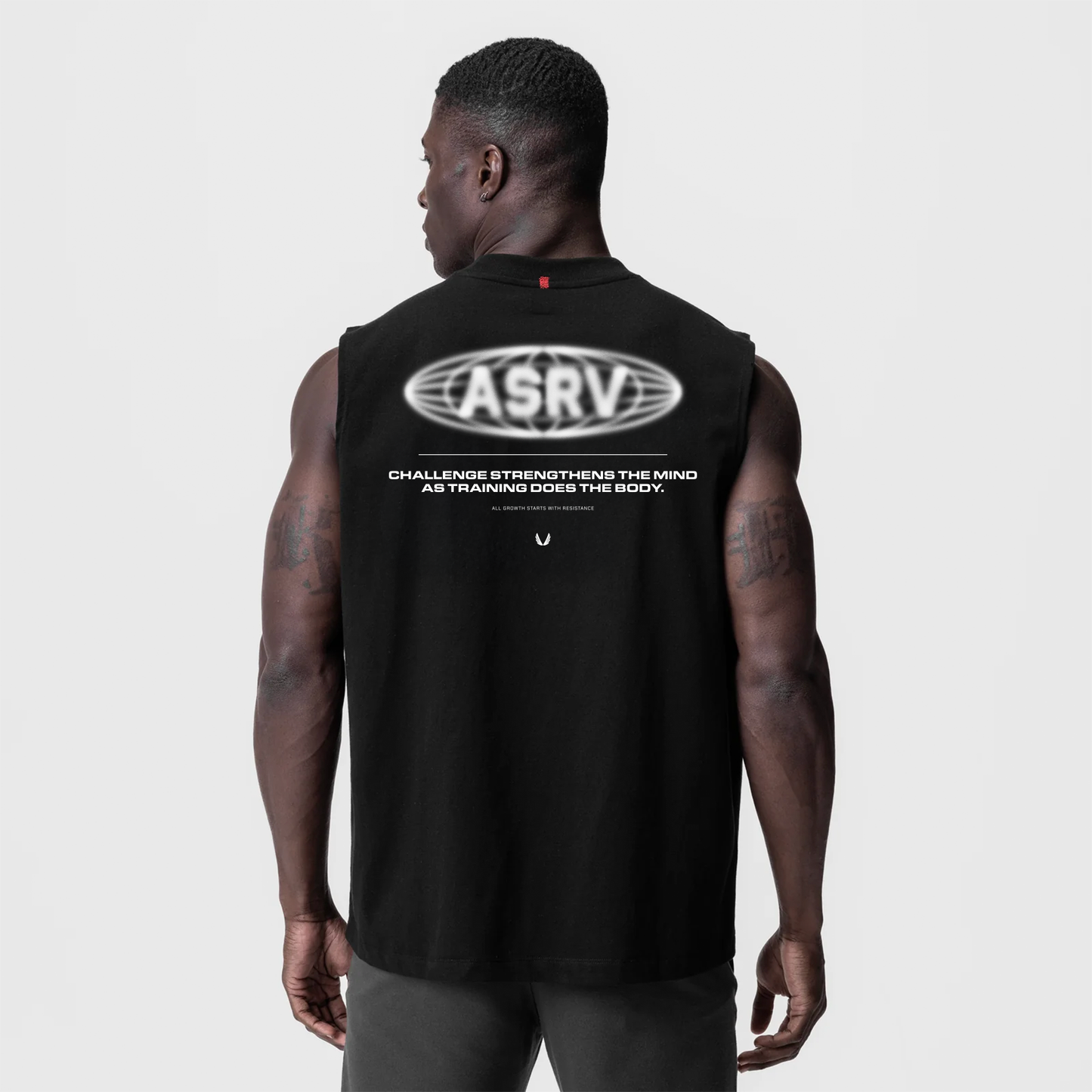 0807. Tech Essential™ Relaxed Cutoff Black "Global Reach" | ASRV Discount