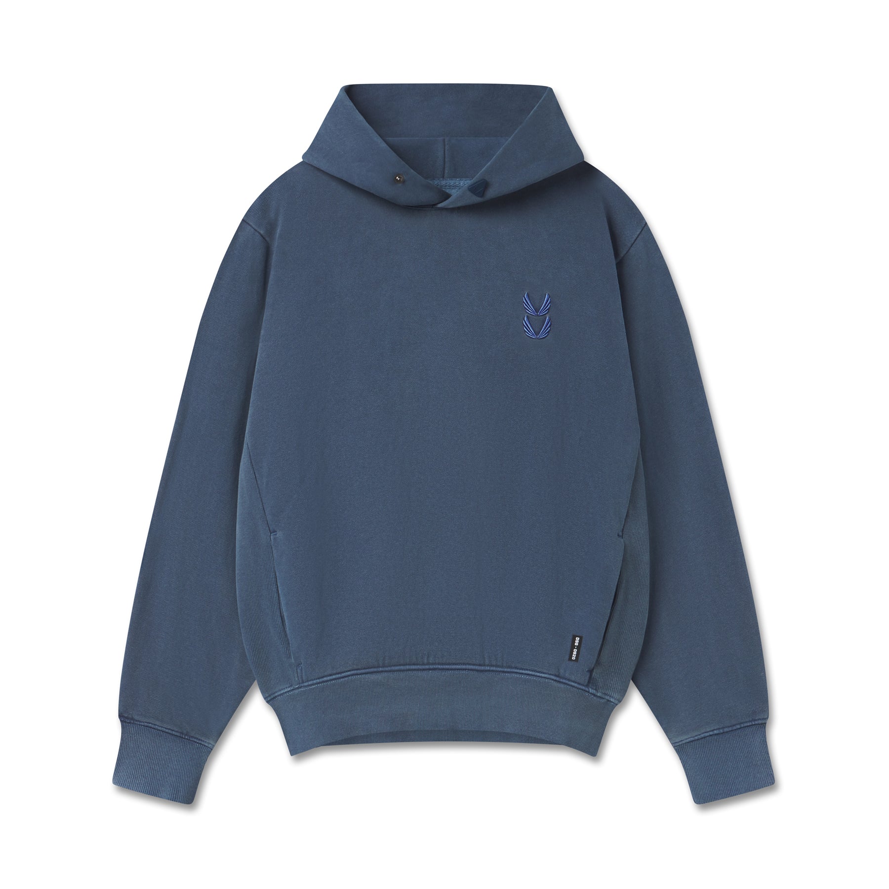 0920. Tech Essential™ Distressed Hoodie Faded Navy | ASRV sale