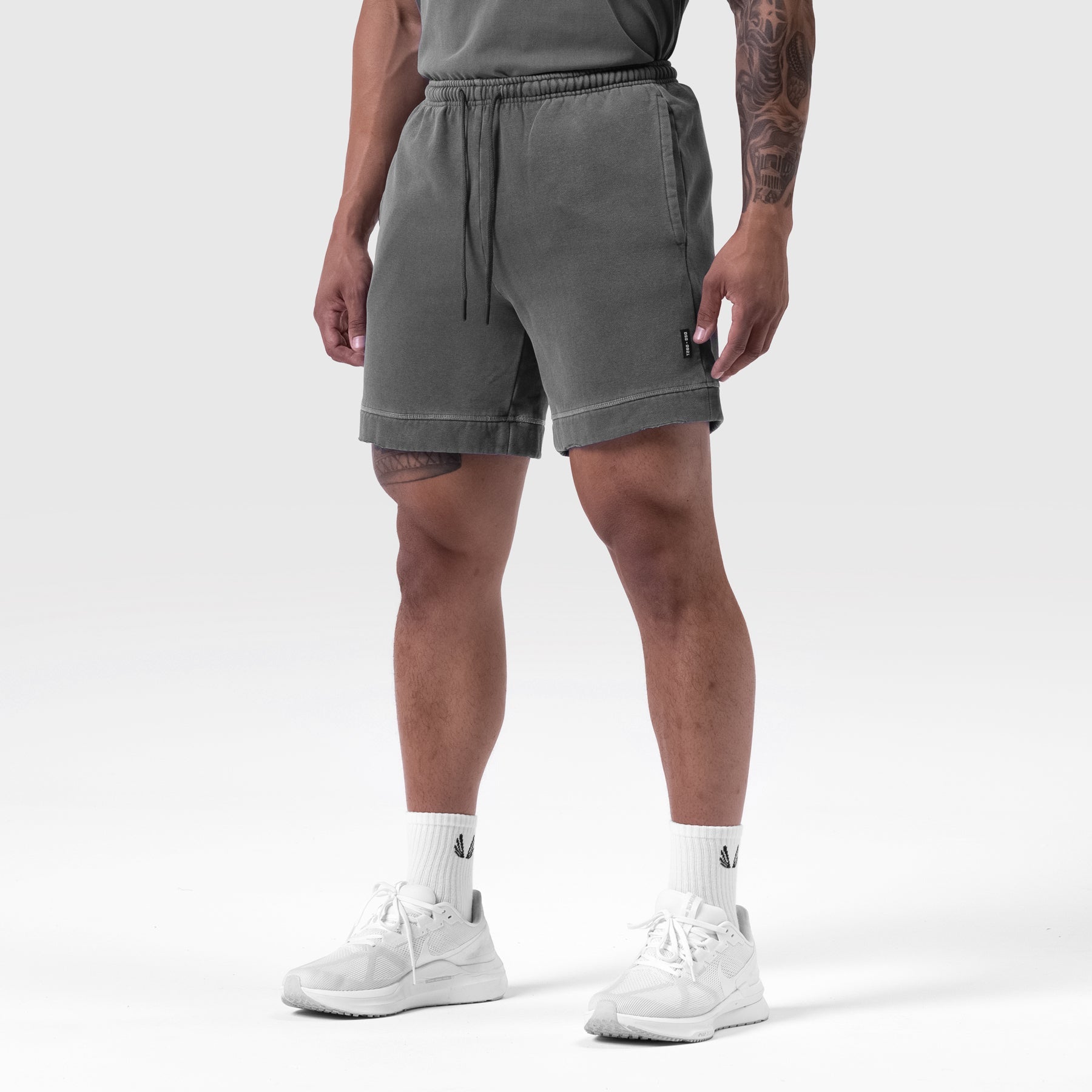 0921. Tech Essential™ Sweat Short Faded Grey | ASRV for sale